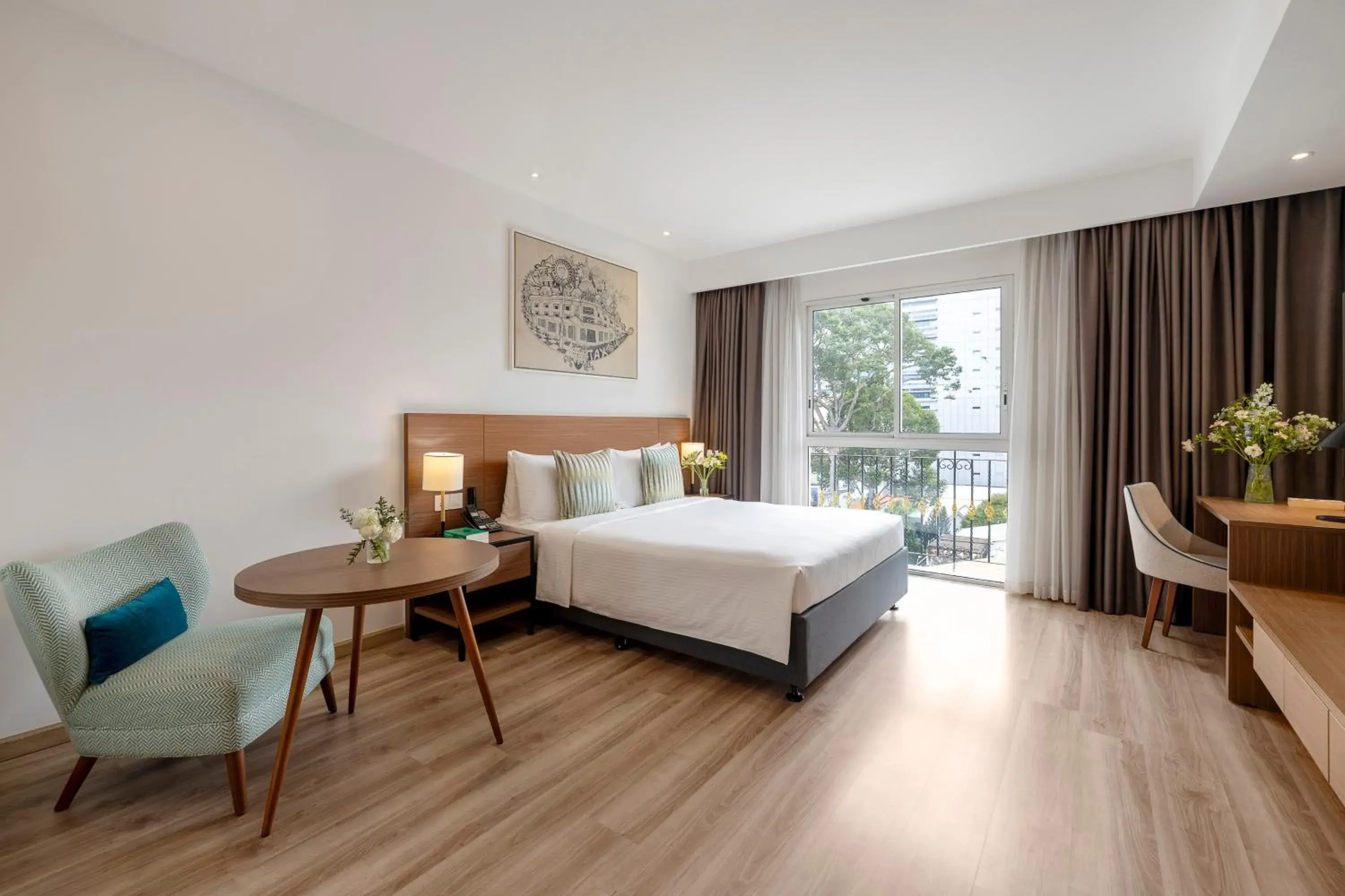 Studio Queen Room City View with Kitchenette and One-time Afternoon Tea per stay in T-Ritz Saigon Hotel & Apartment Studio Queen Room City View with Kitchenette and One-time Afternoon Tea per stay in T-Ritz Saigon Hotel & Apartment