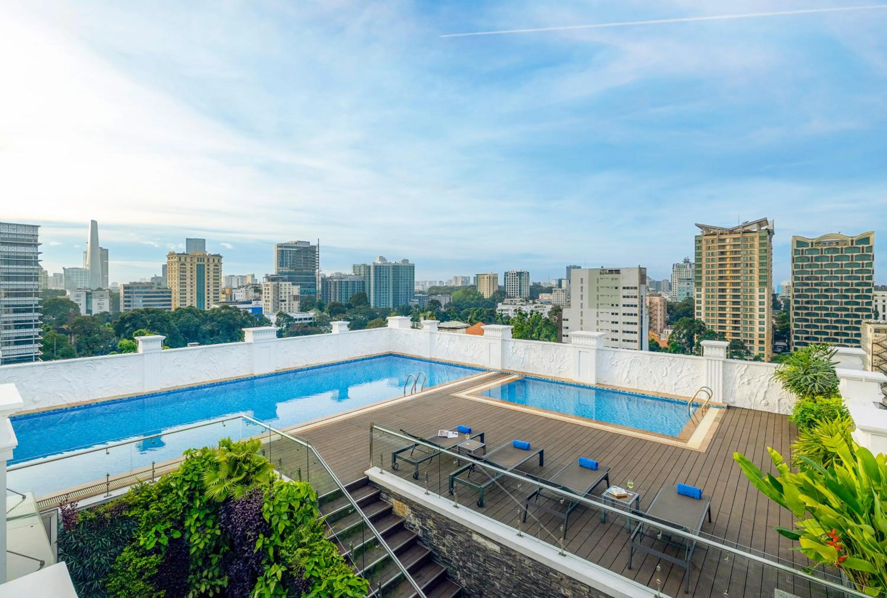 Pool view in T-Ritz Saigon Hotel & Apartment