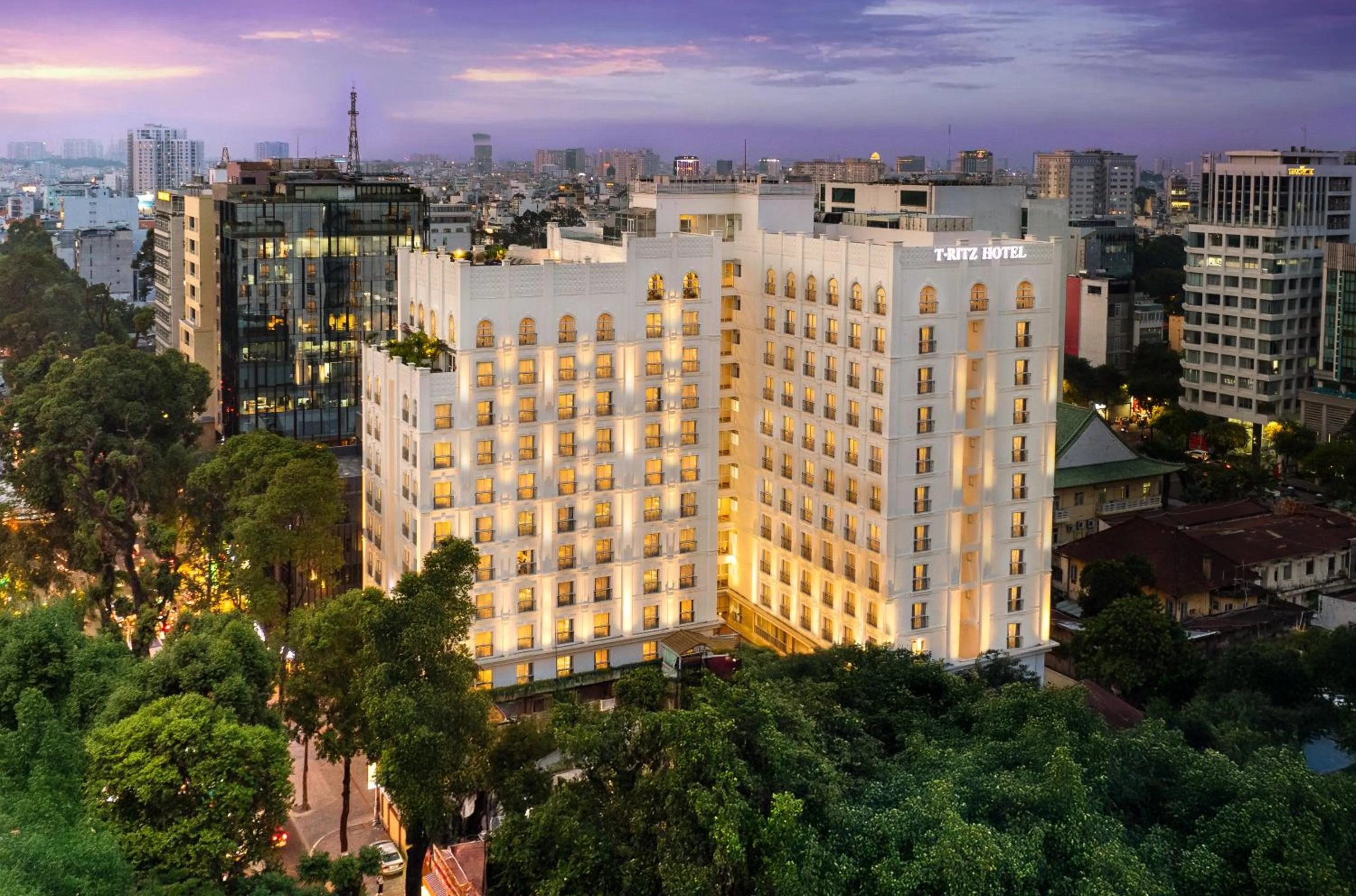 Property building in T-Ritz Saigon Hotel & Apartment