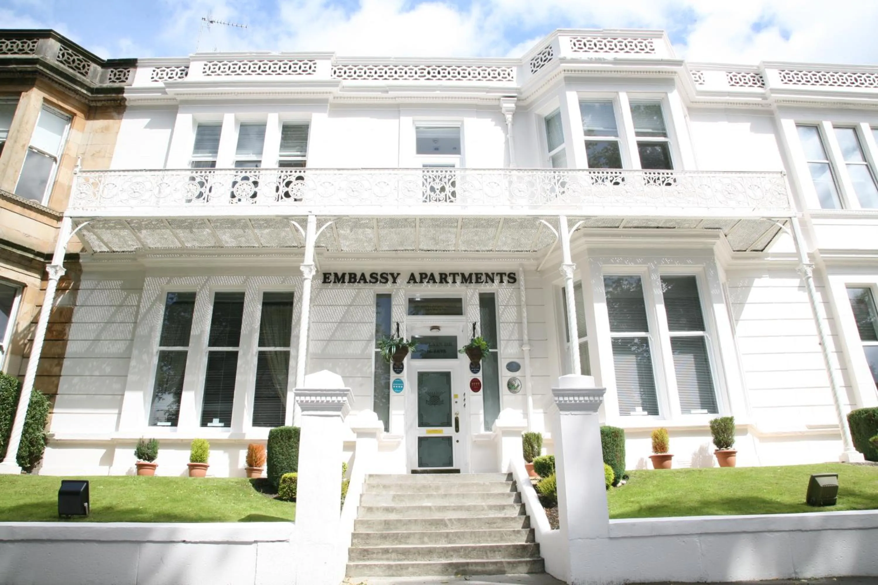 Facade/entrance in Embassy Apartments