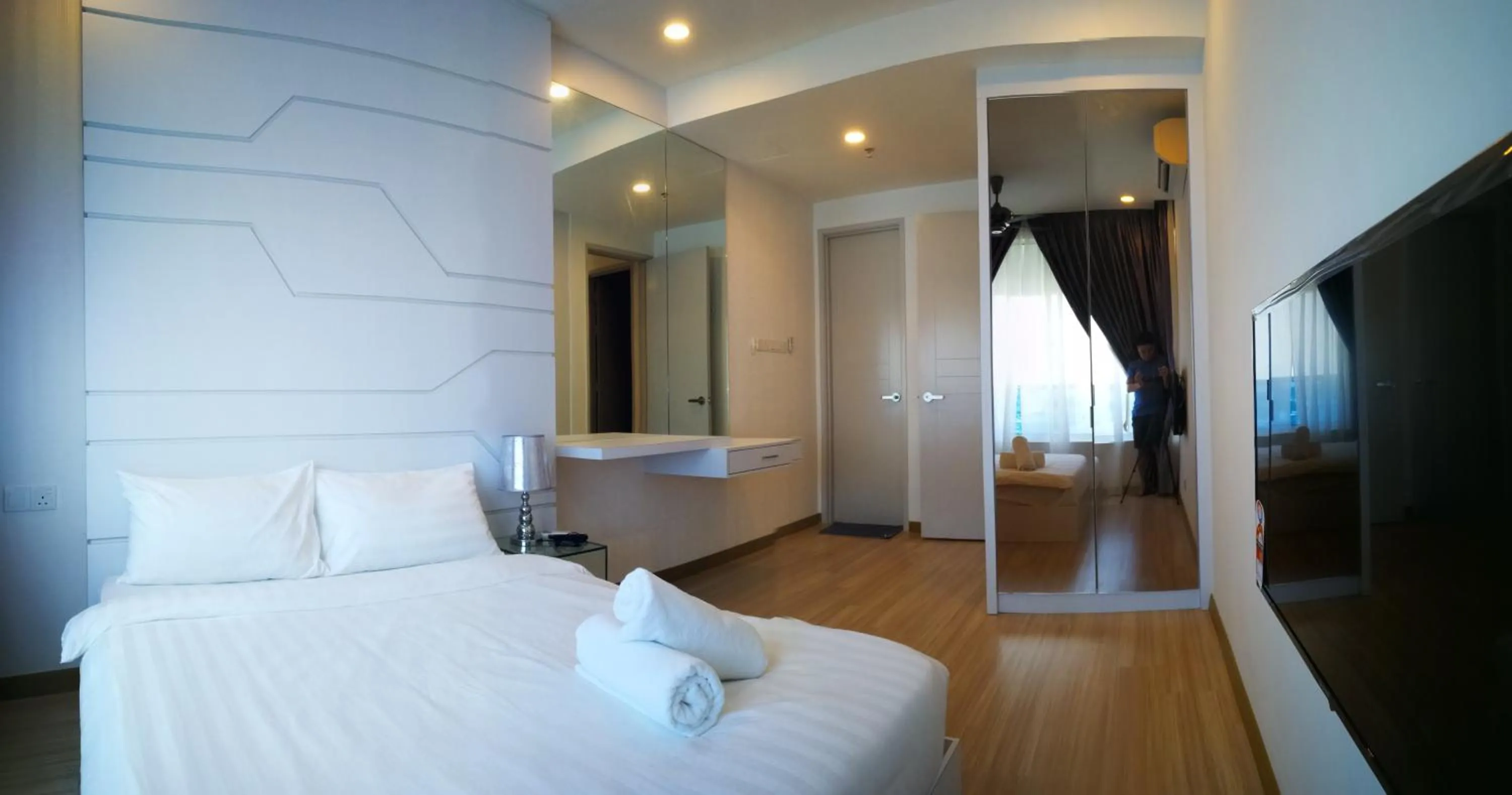 Bed in ExcluSuites Malacca @ The Wave Residence