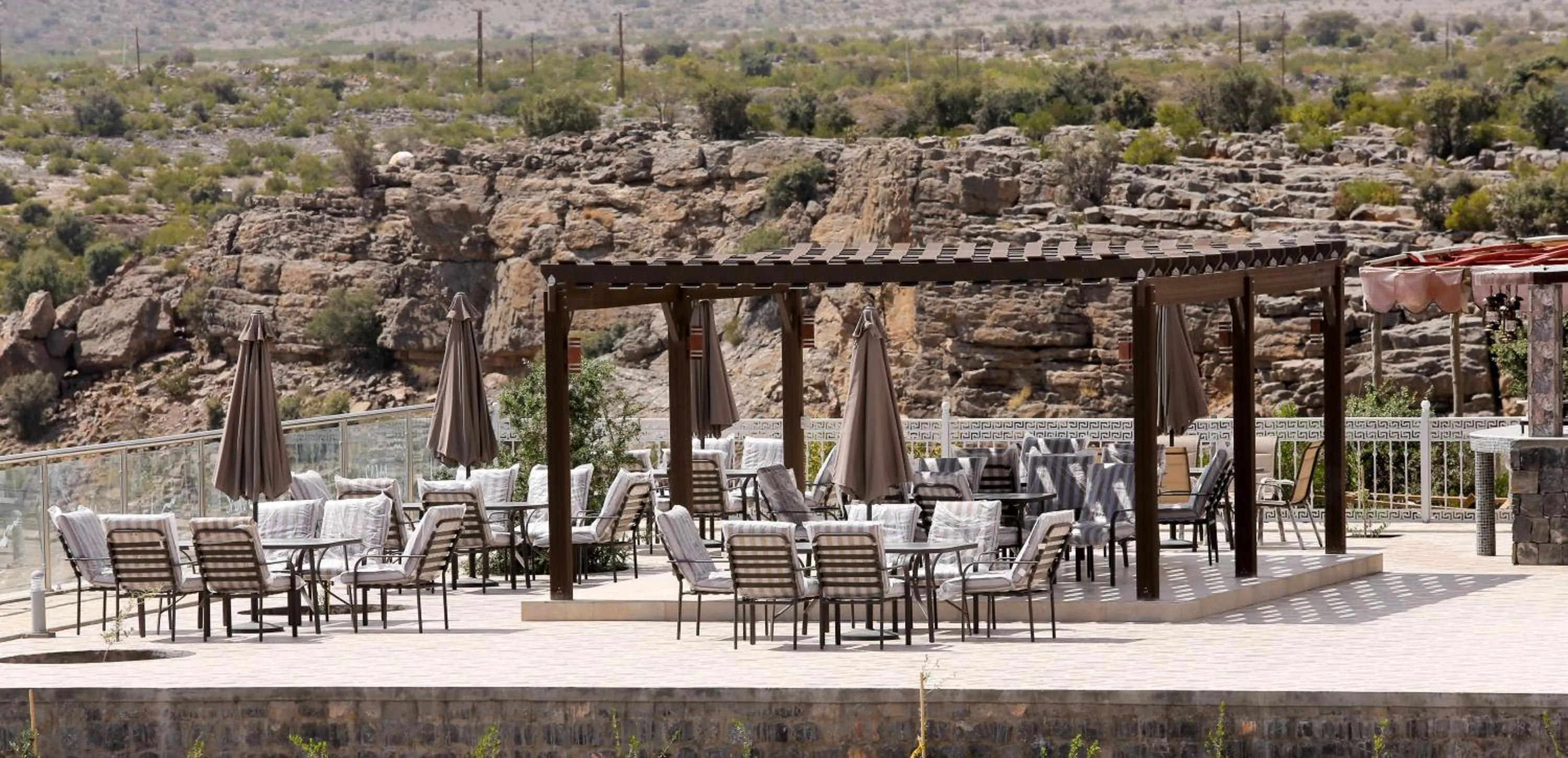 Patio in Sama Hotel Jabal Al Akhdar