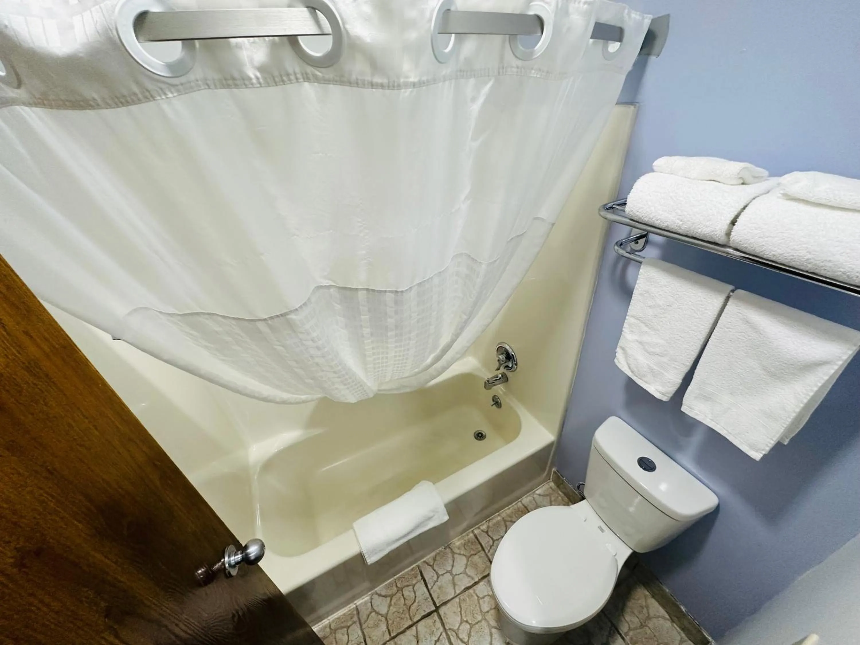 Bathroom in Super 8 by Wyndham Imlay City