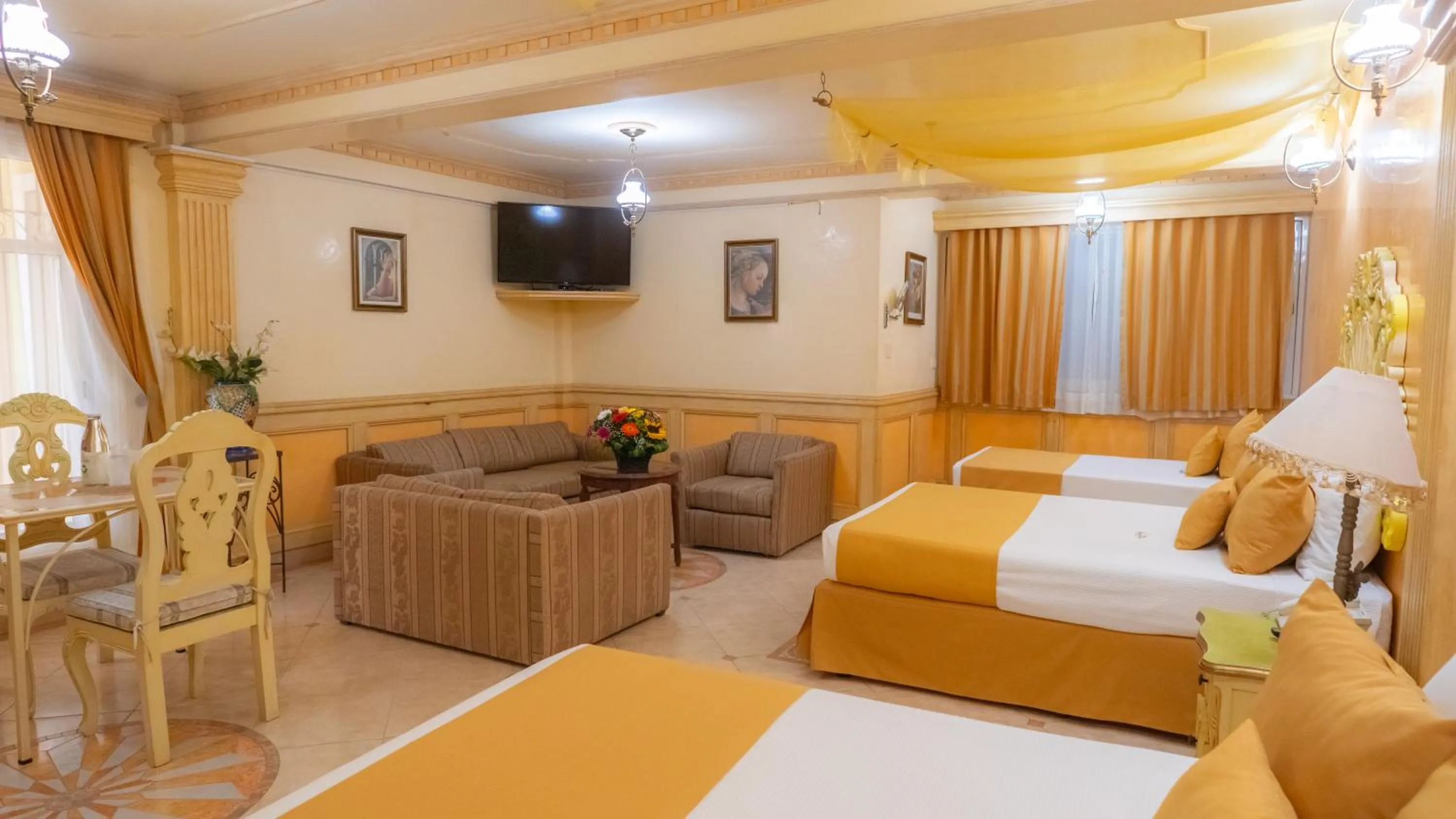 Bed in Villa las Margaritas Plaza Cristal