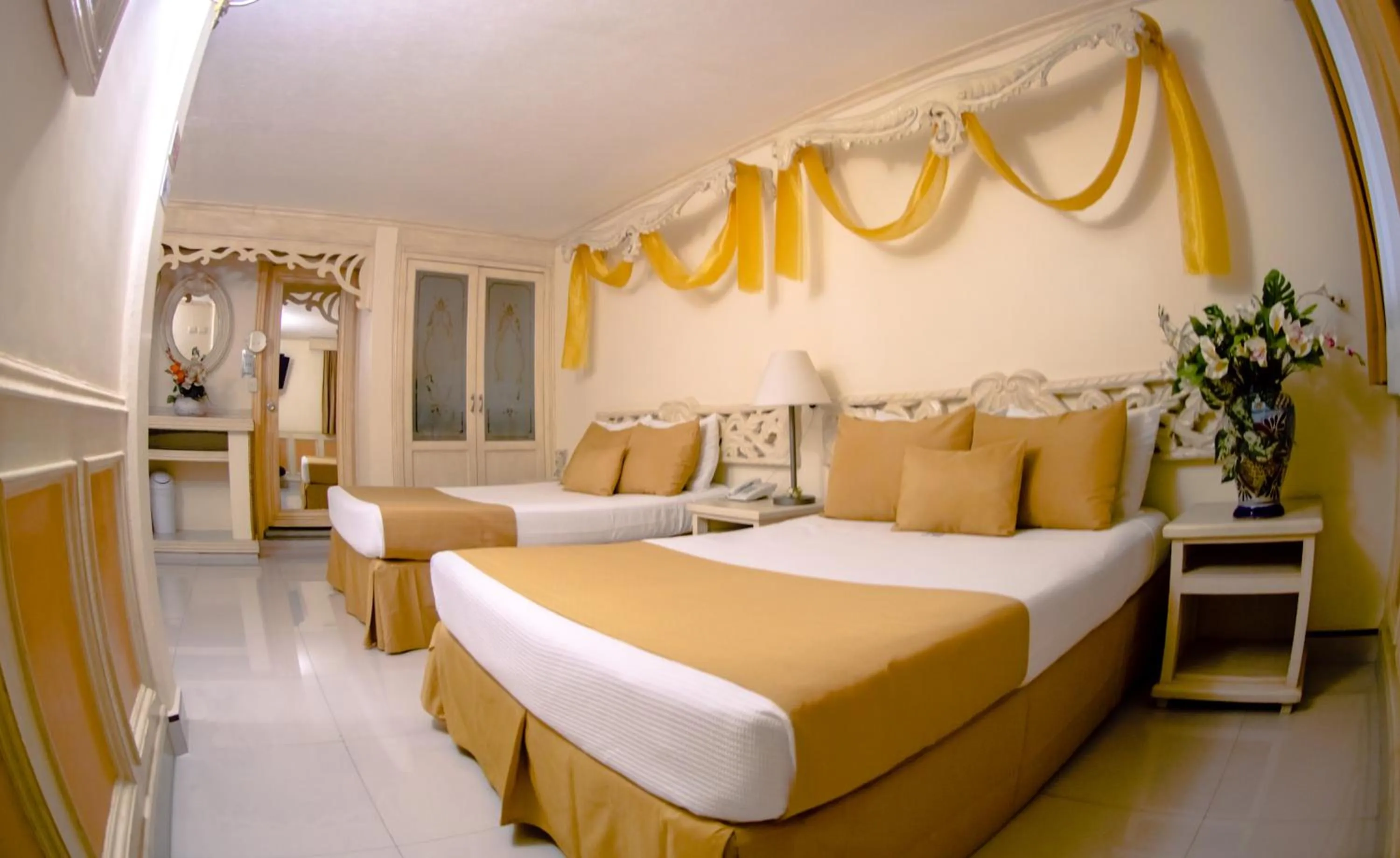 Bed in Villa las Margaritas Plaza Cristal