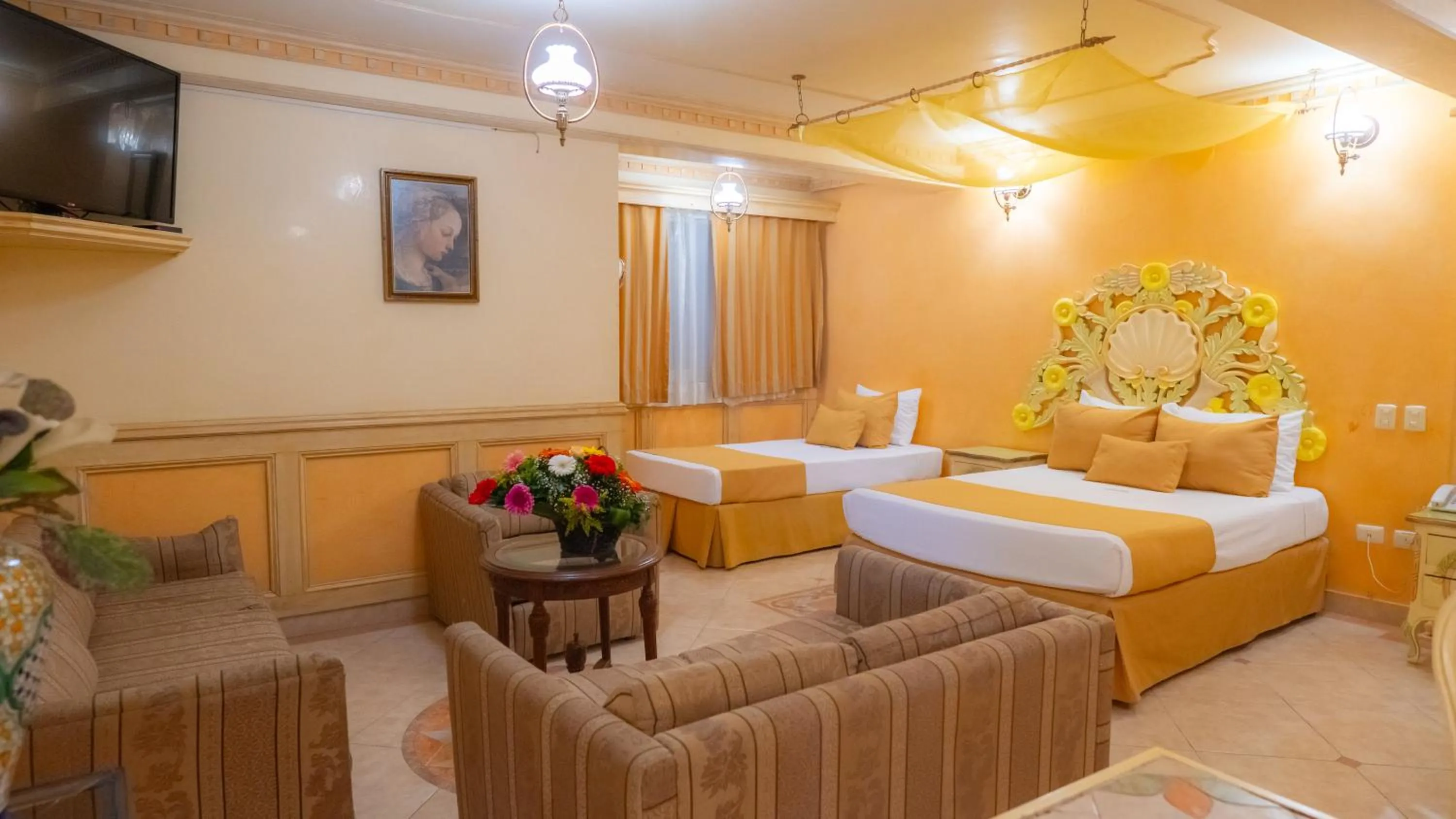 Bed in Villa las Margaritas Plaza Cristal