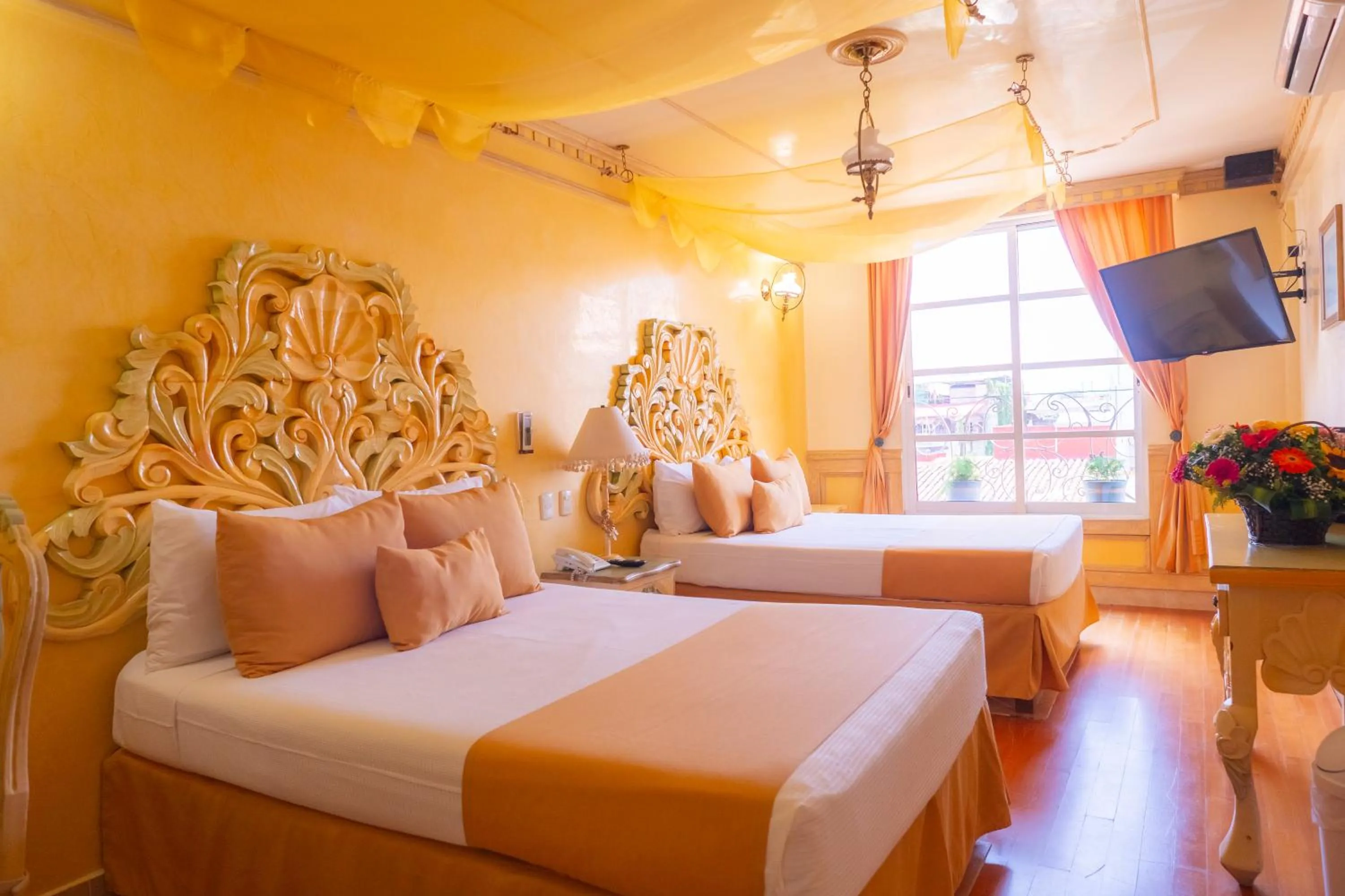 Bed in Villa las Margaritas Plaza Cristal