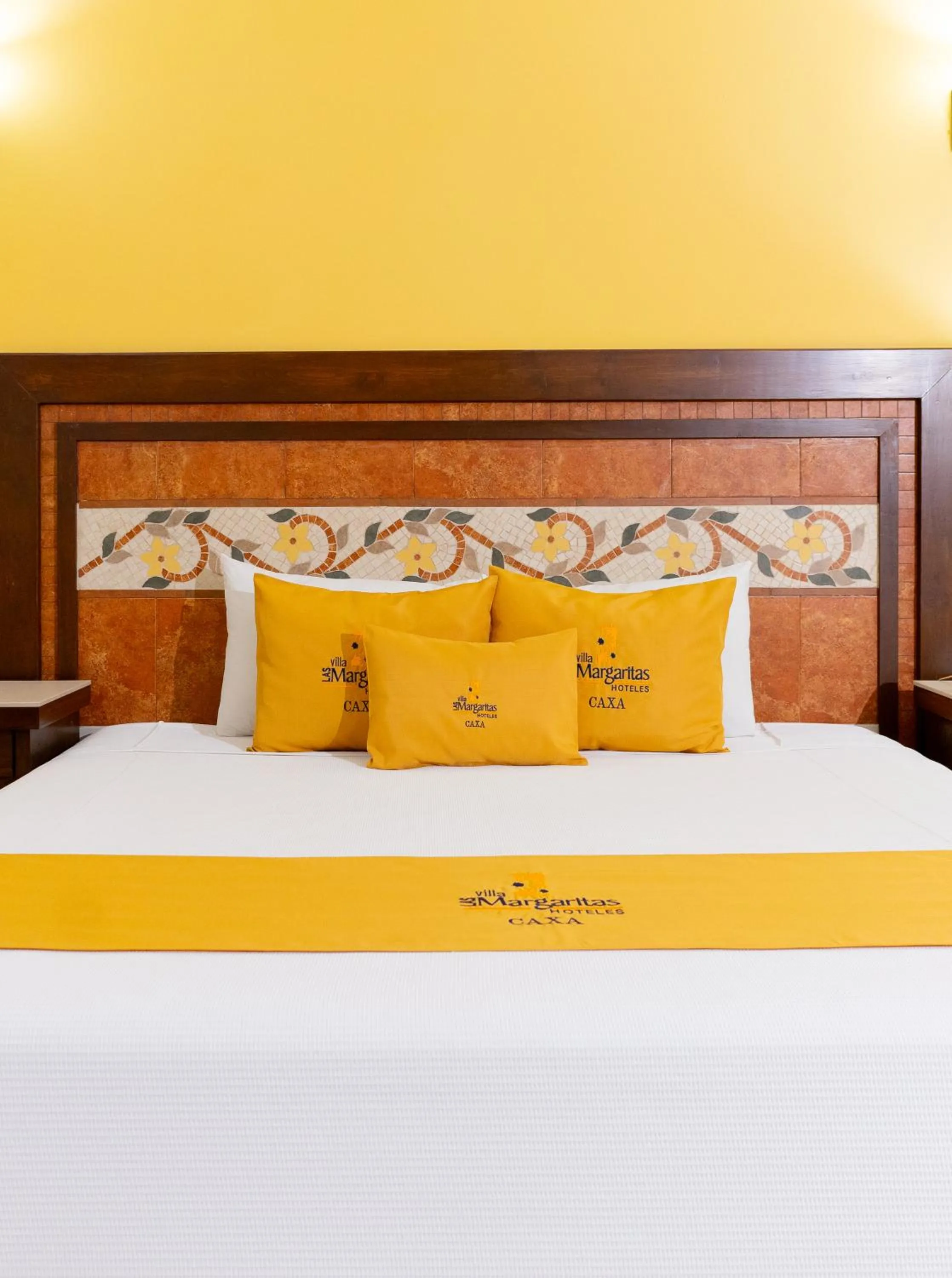 Bed in Villa Las Margaritas Caxa