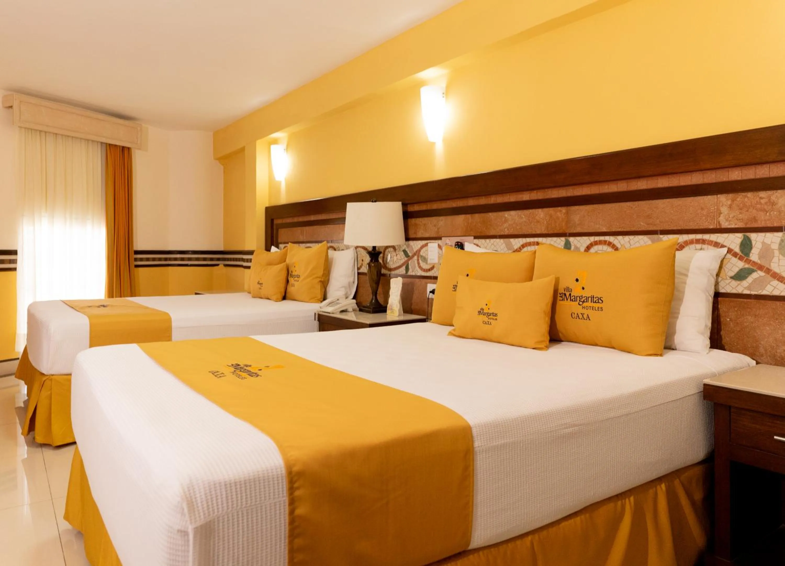 Bed in Villa Las Margaritas Caxa