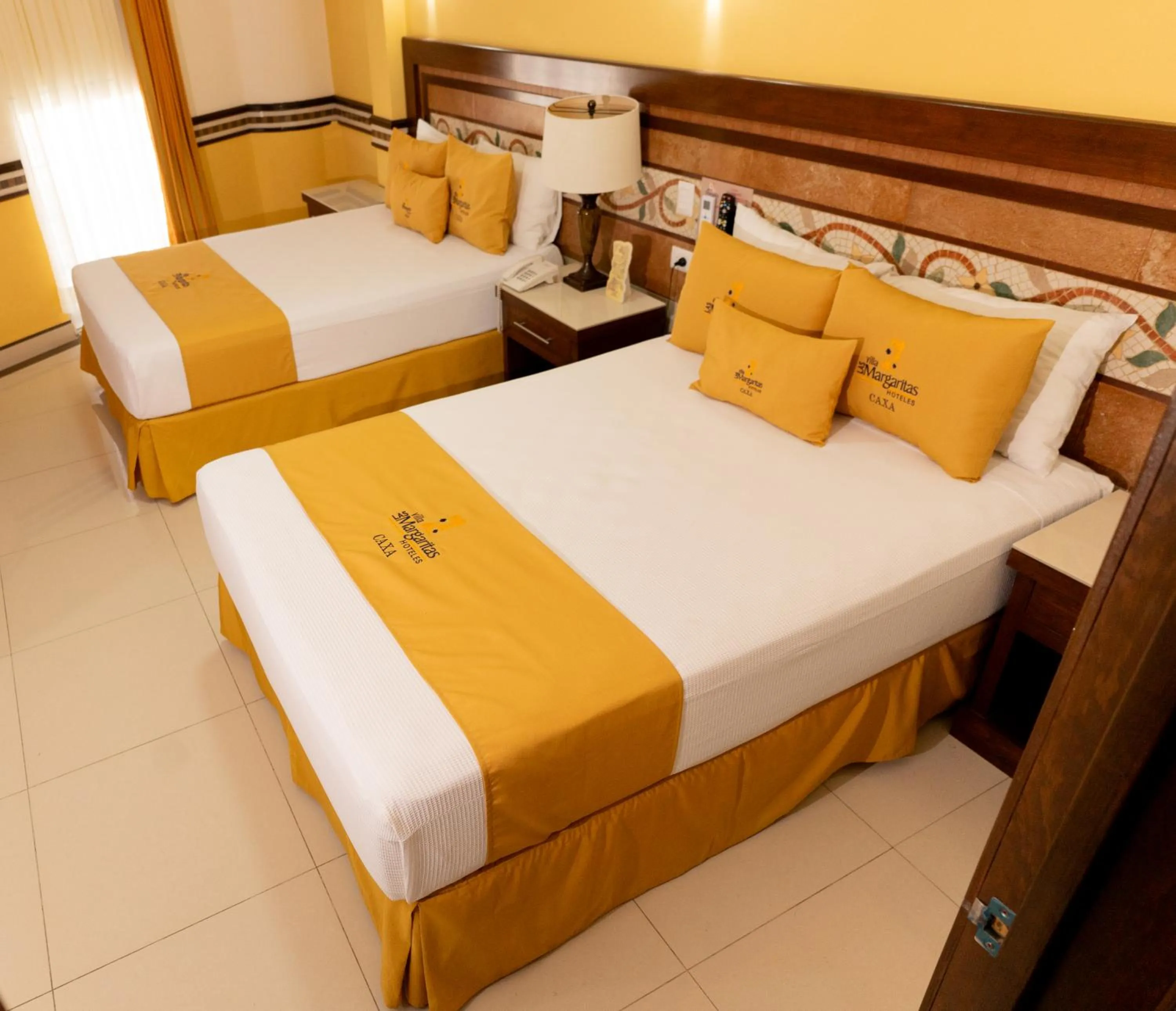 Bed in Villa Las Margaritas Caxa