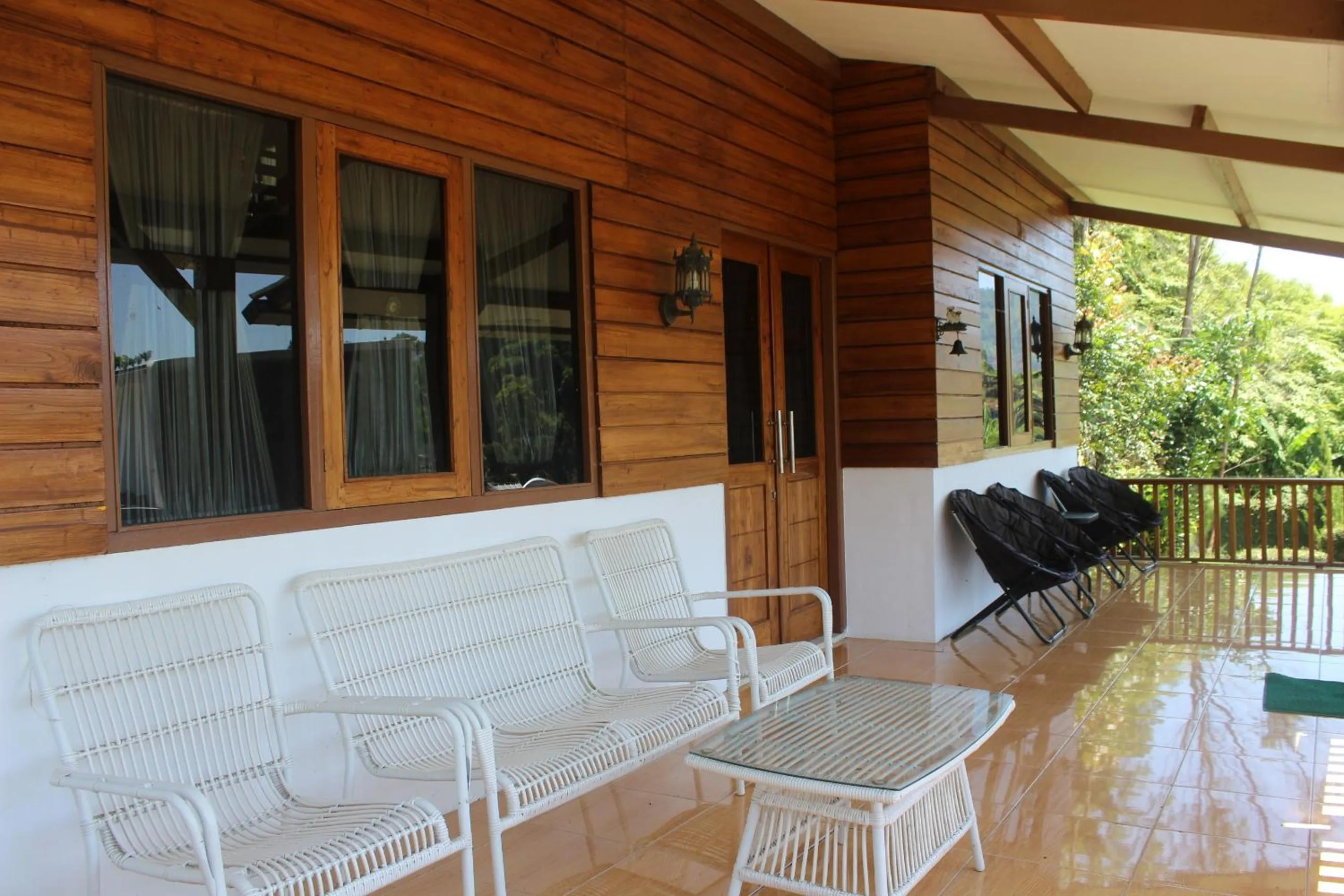 Balcony/Terrace in Villa Bayu Lembang