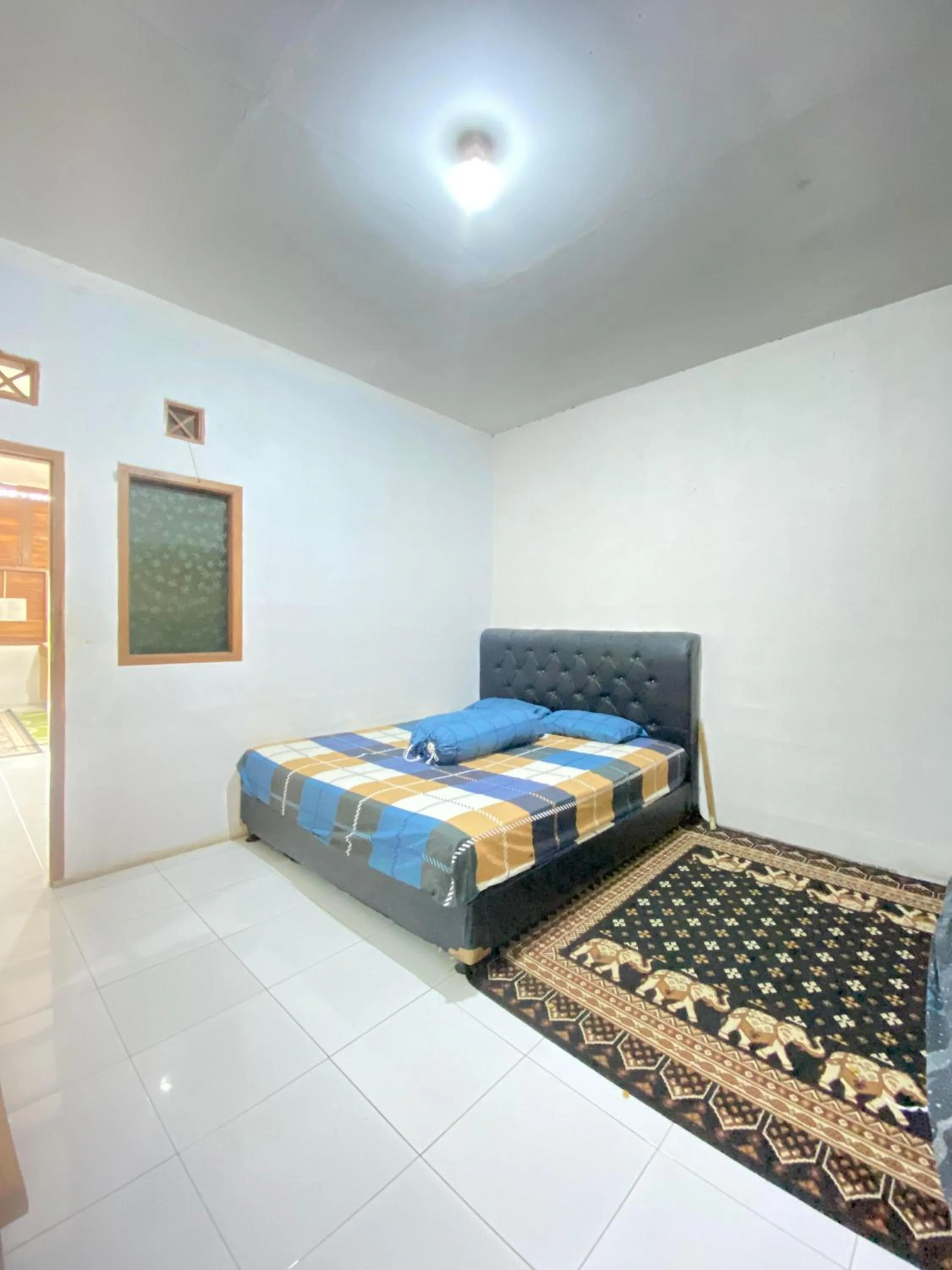 Bed in Villa Bayu Lembang
