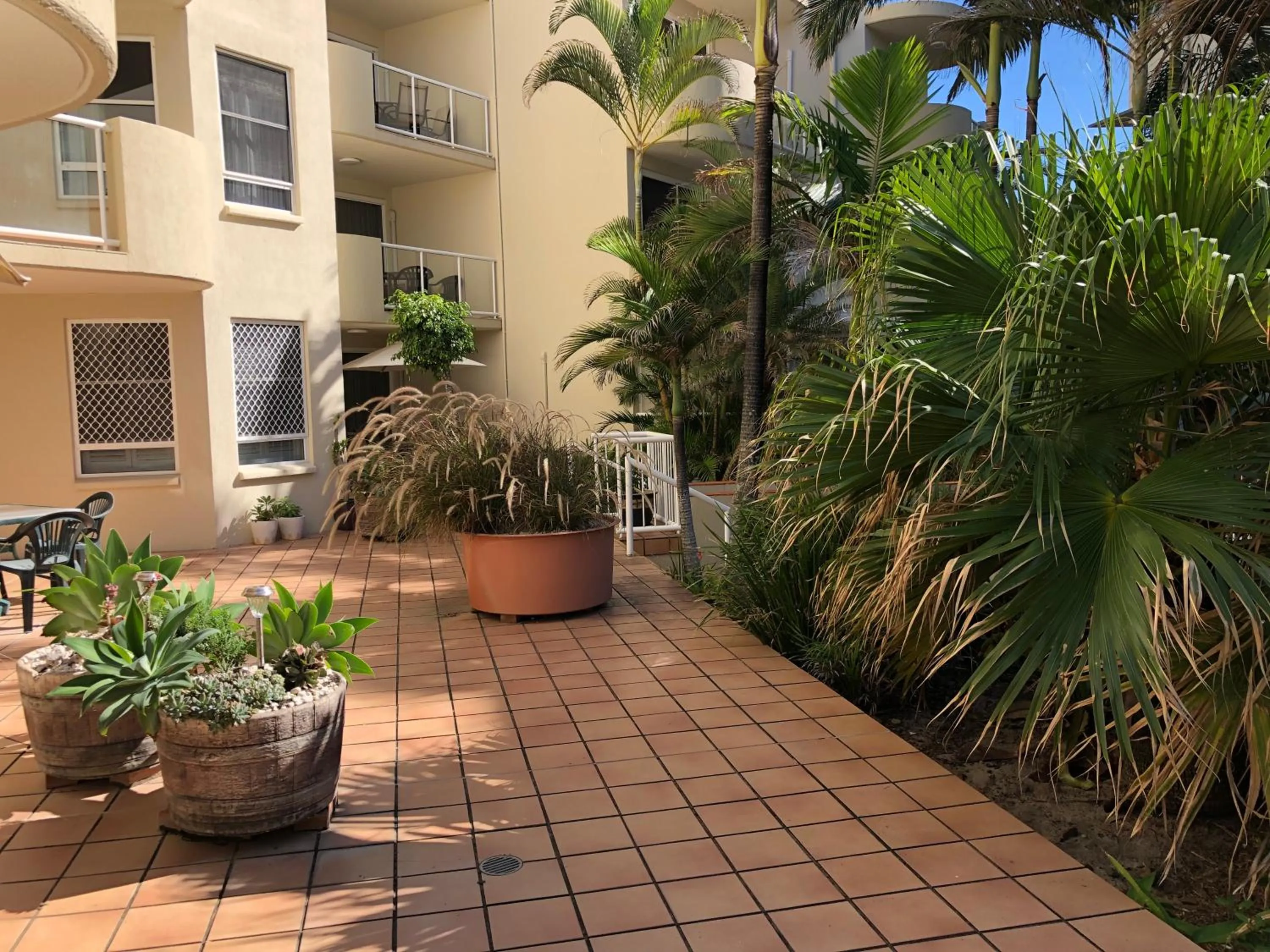 Patio in The Burlington Holiday Apartments