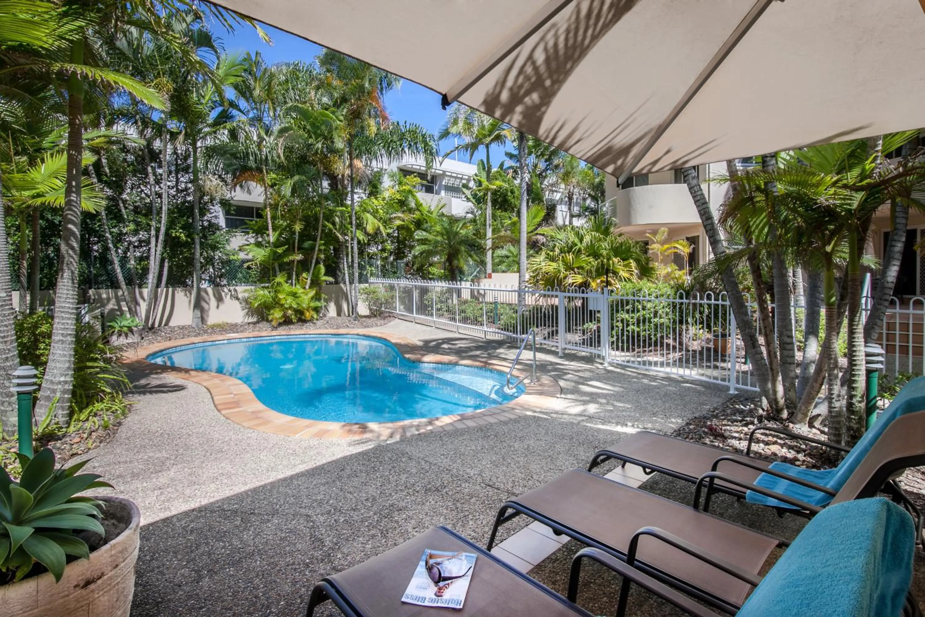 Swimming pool in The Burlington Holiday Apartments