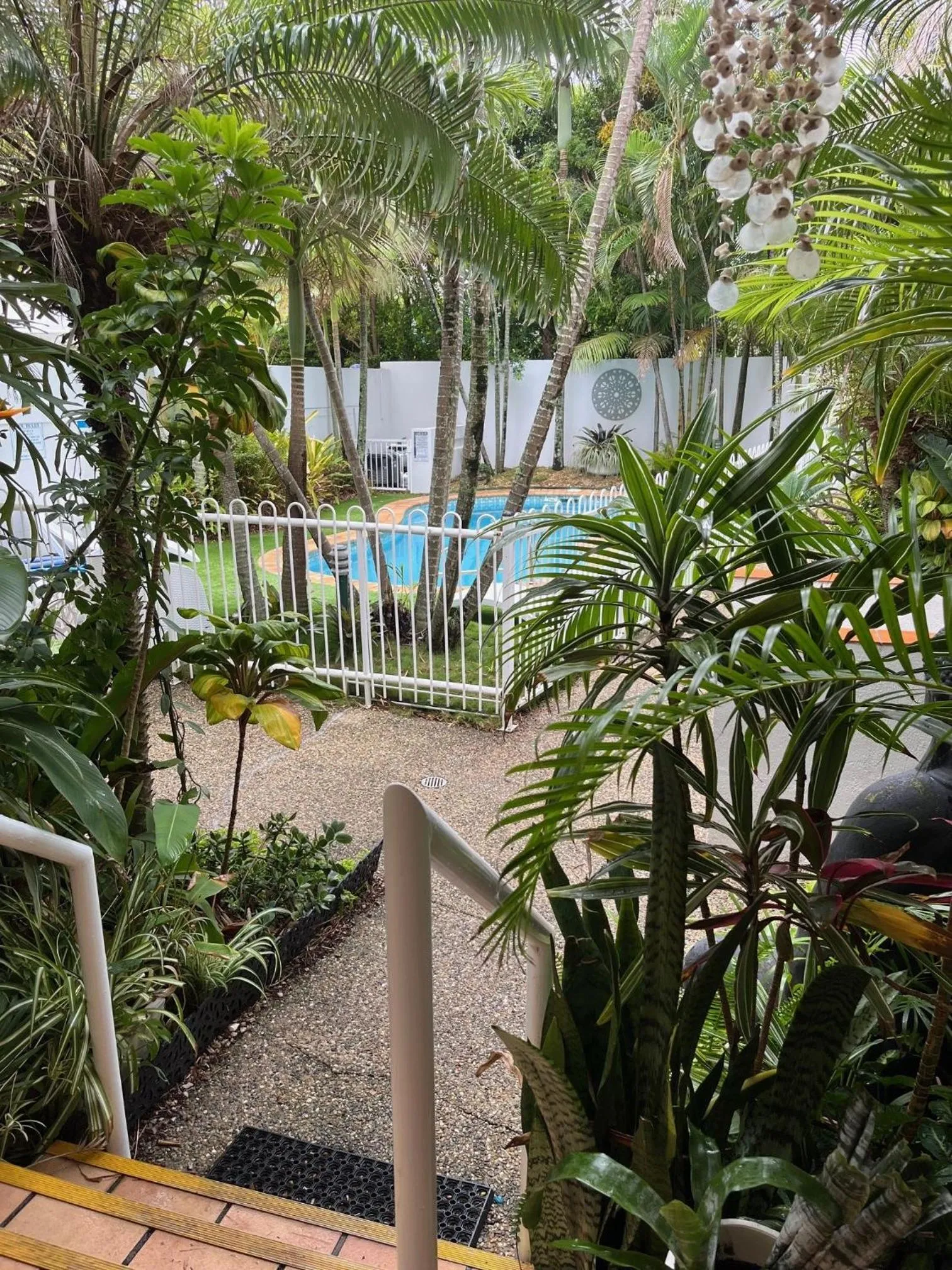 Garden view in The Burlington Holiday Apartments