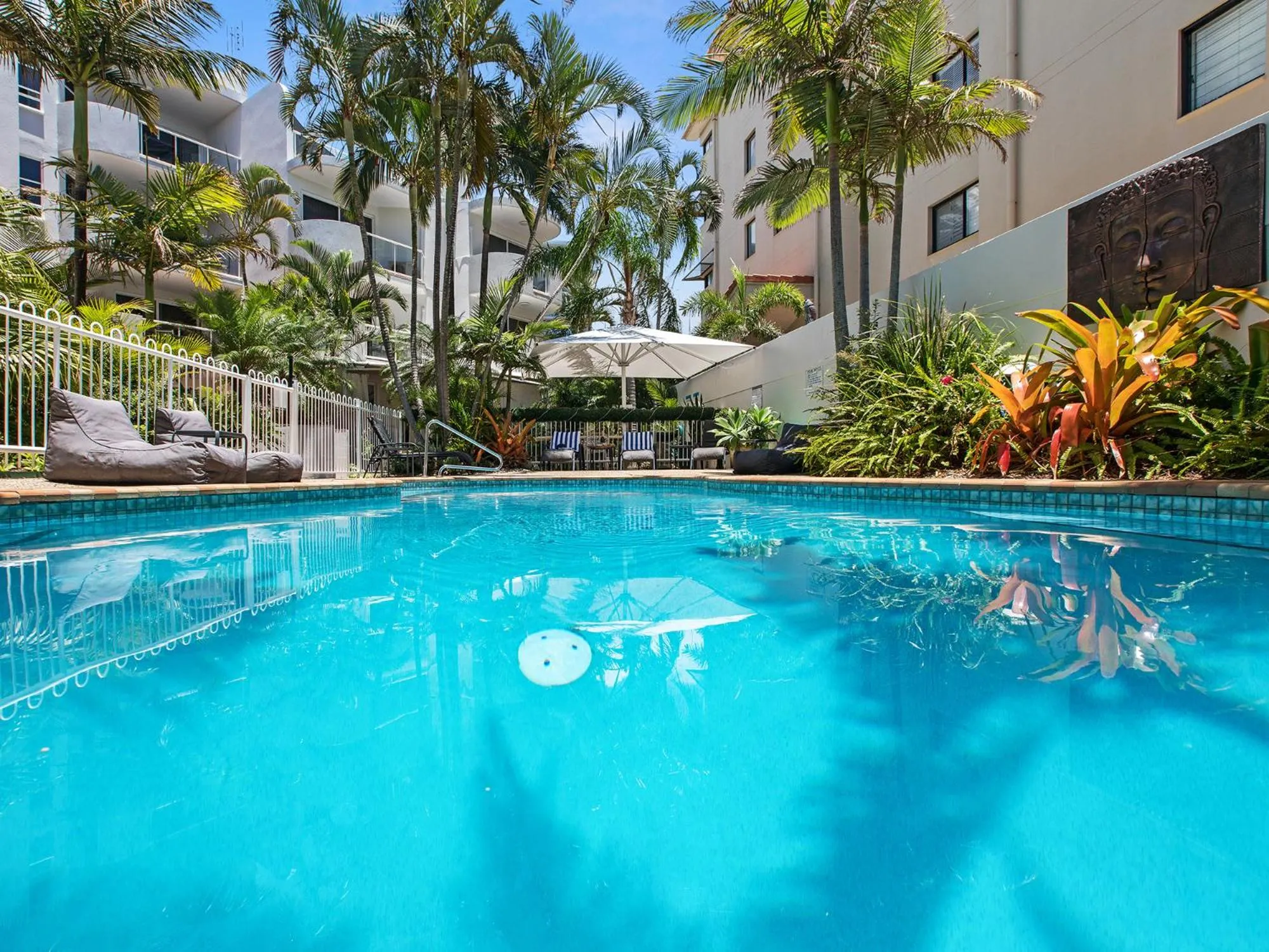 Swimming pool in The Burlington Holiday Apartments