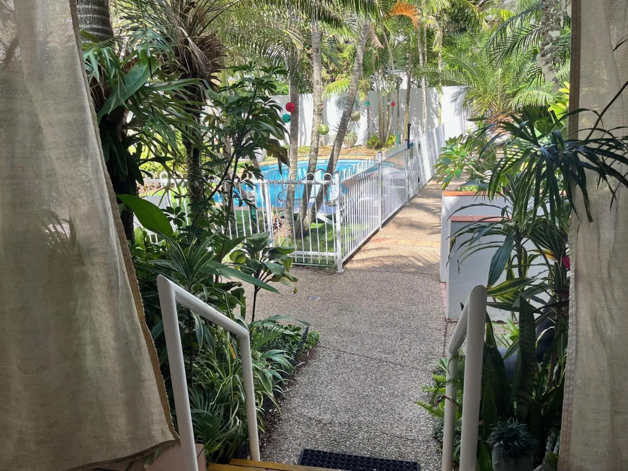 Pool view in The Burlington Holiday Apartments