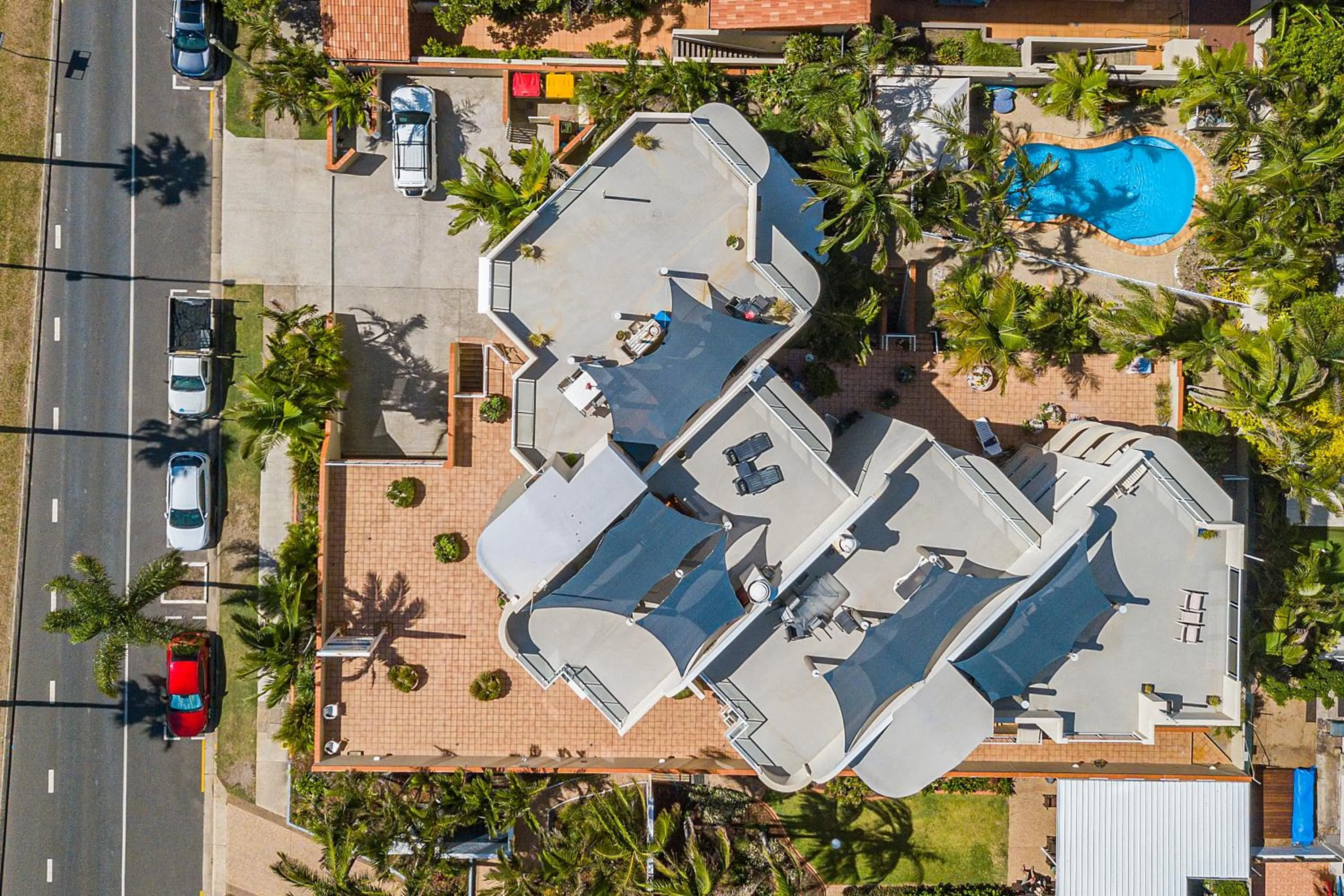 Bird's eye view in The Burlington Holiday Apartments