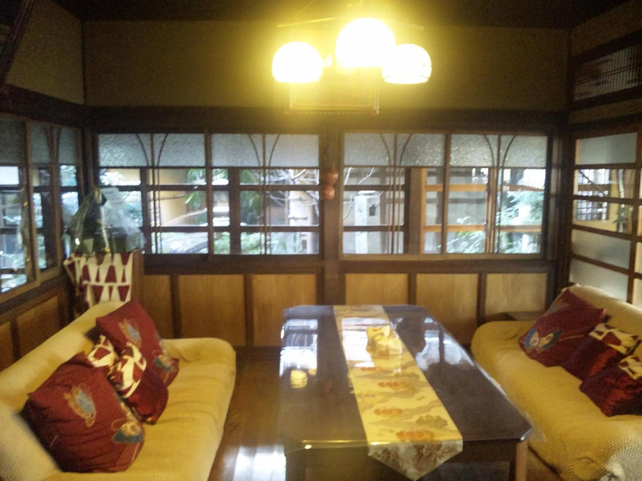 Seating area in Hoshidekan