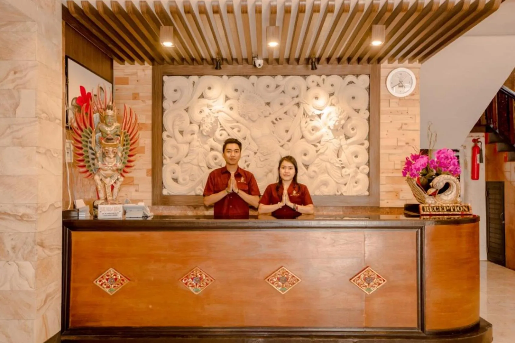 Lobby or reception in Hotel Puri Nusa Indah