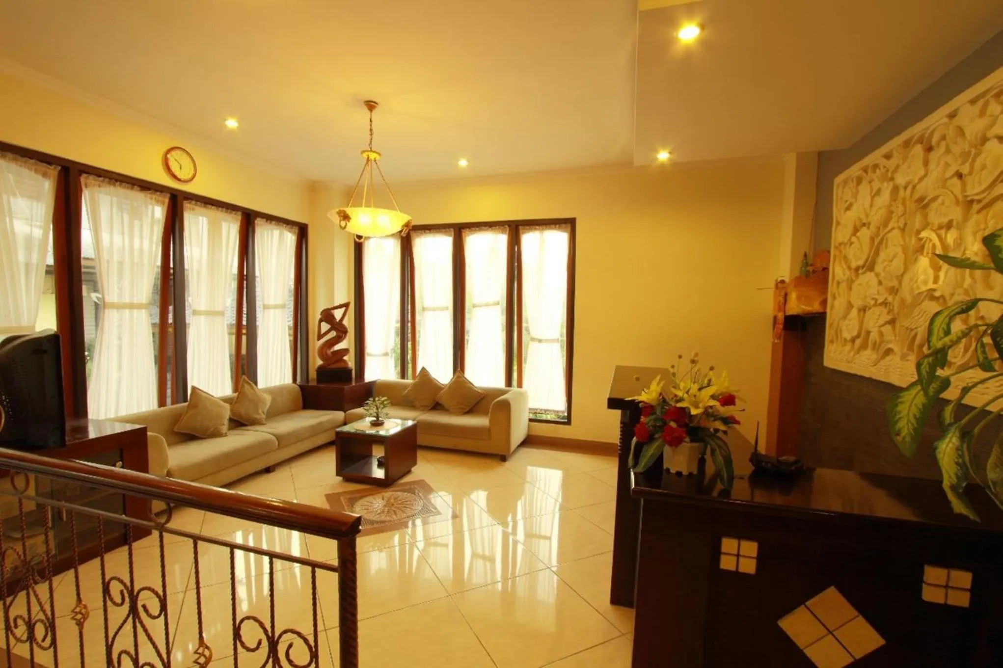 Living room in Hotel Puri Nusa Indah