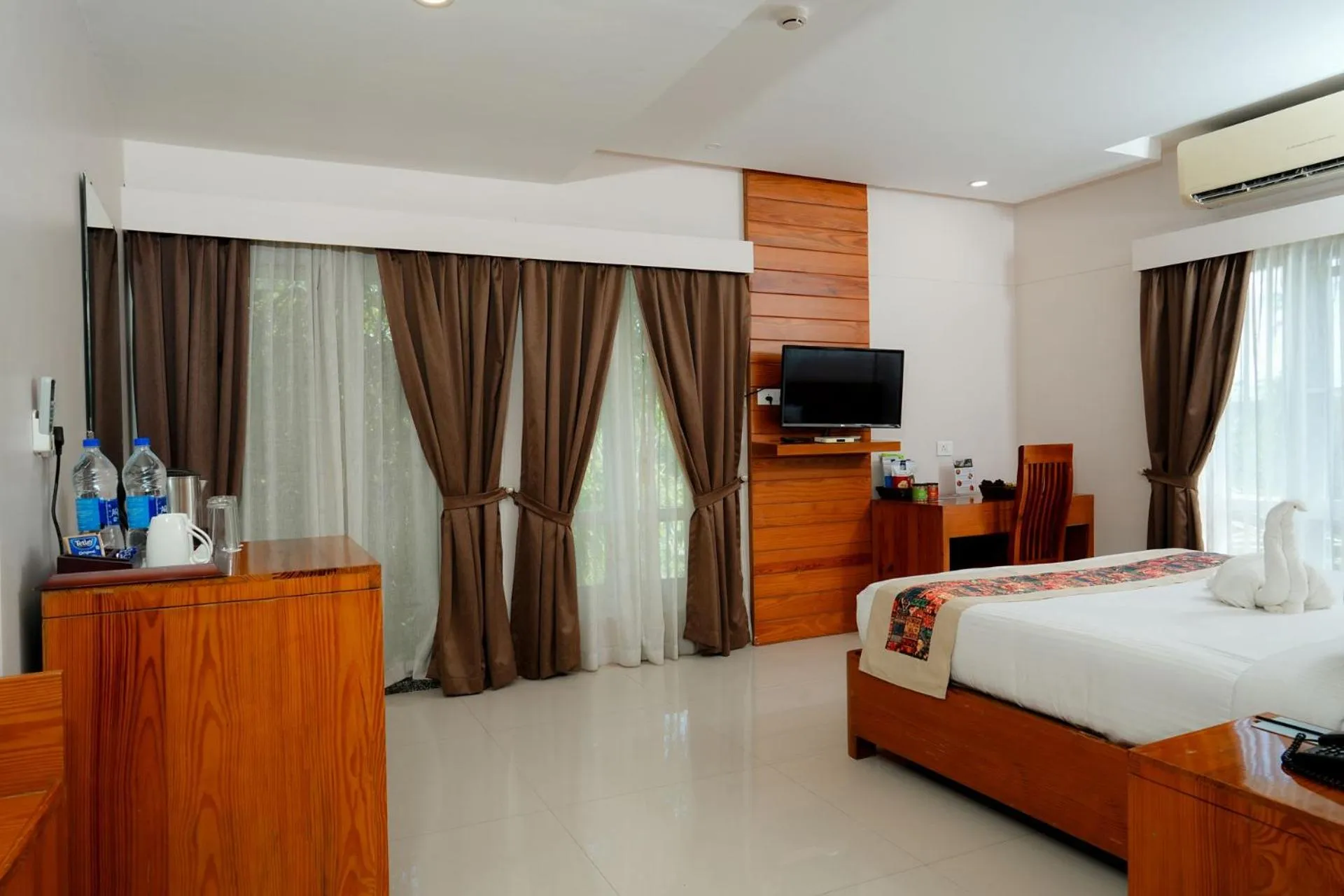 Bed in D Fort Hotel Kollam