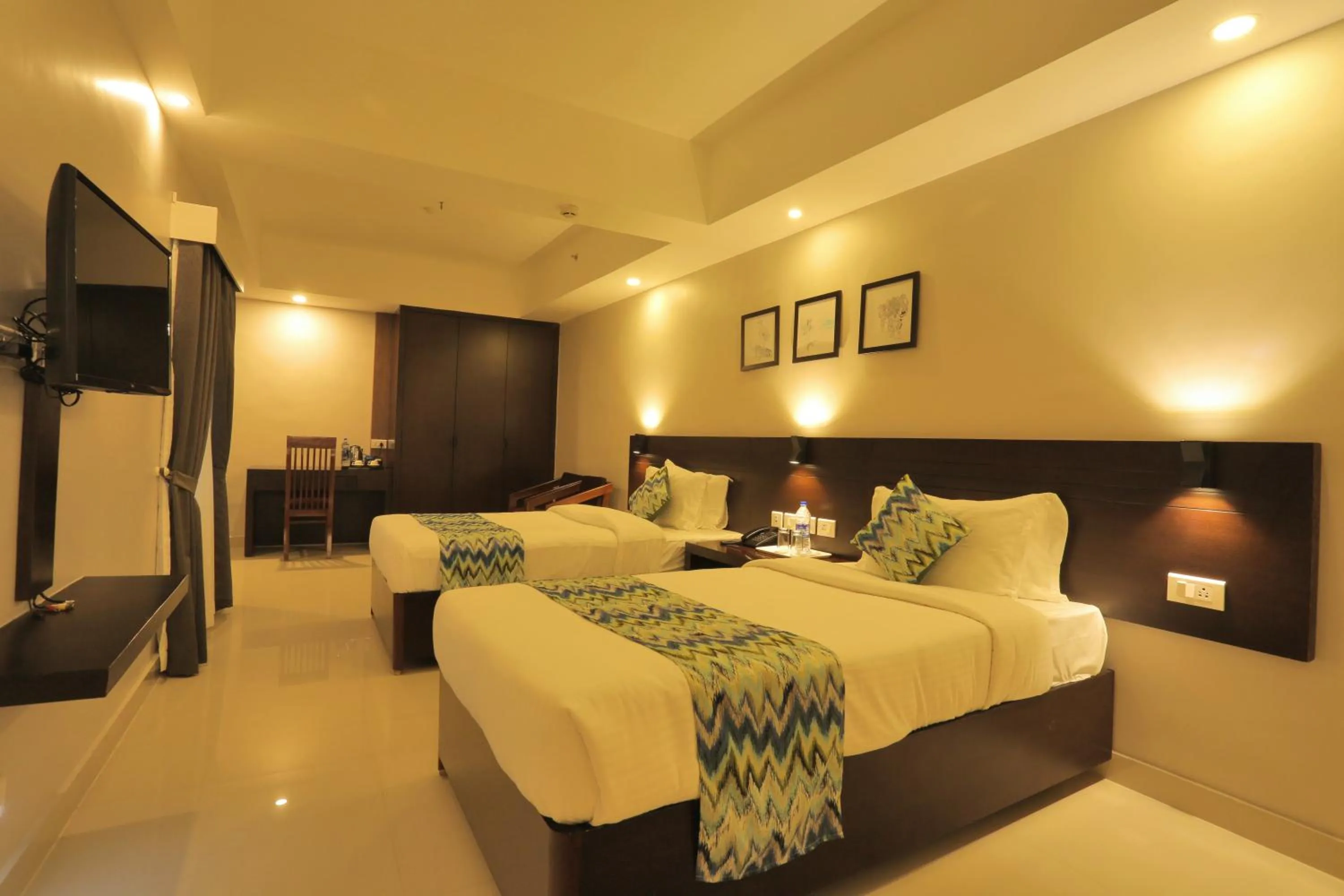 Twin Room in D Fort Hotel Kollam