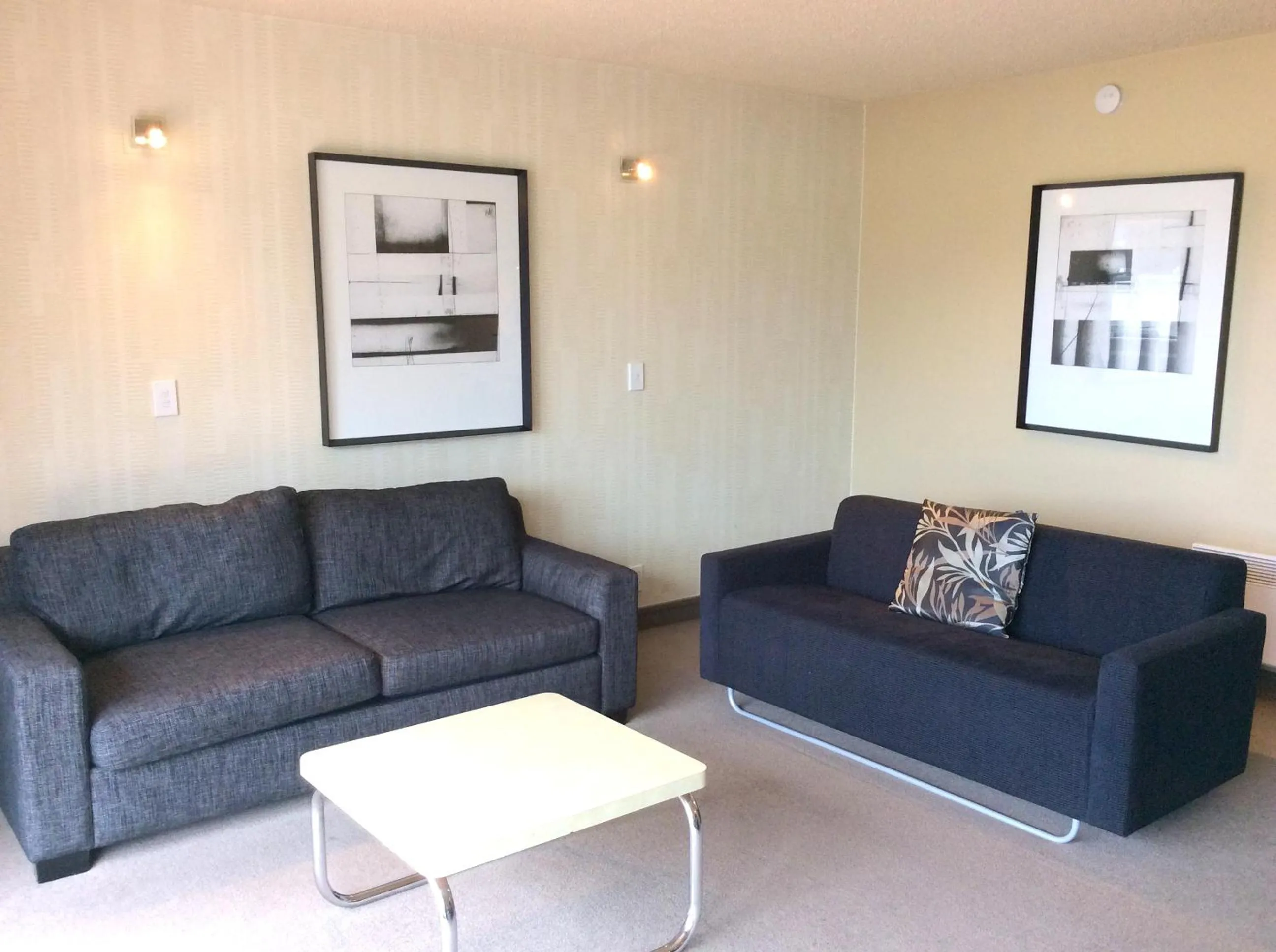 Living room in The Lofts Apartments