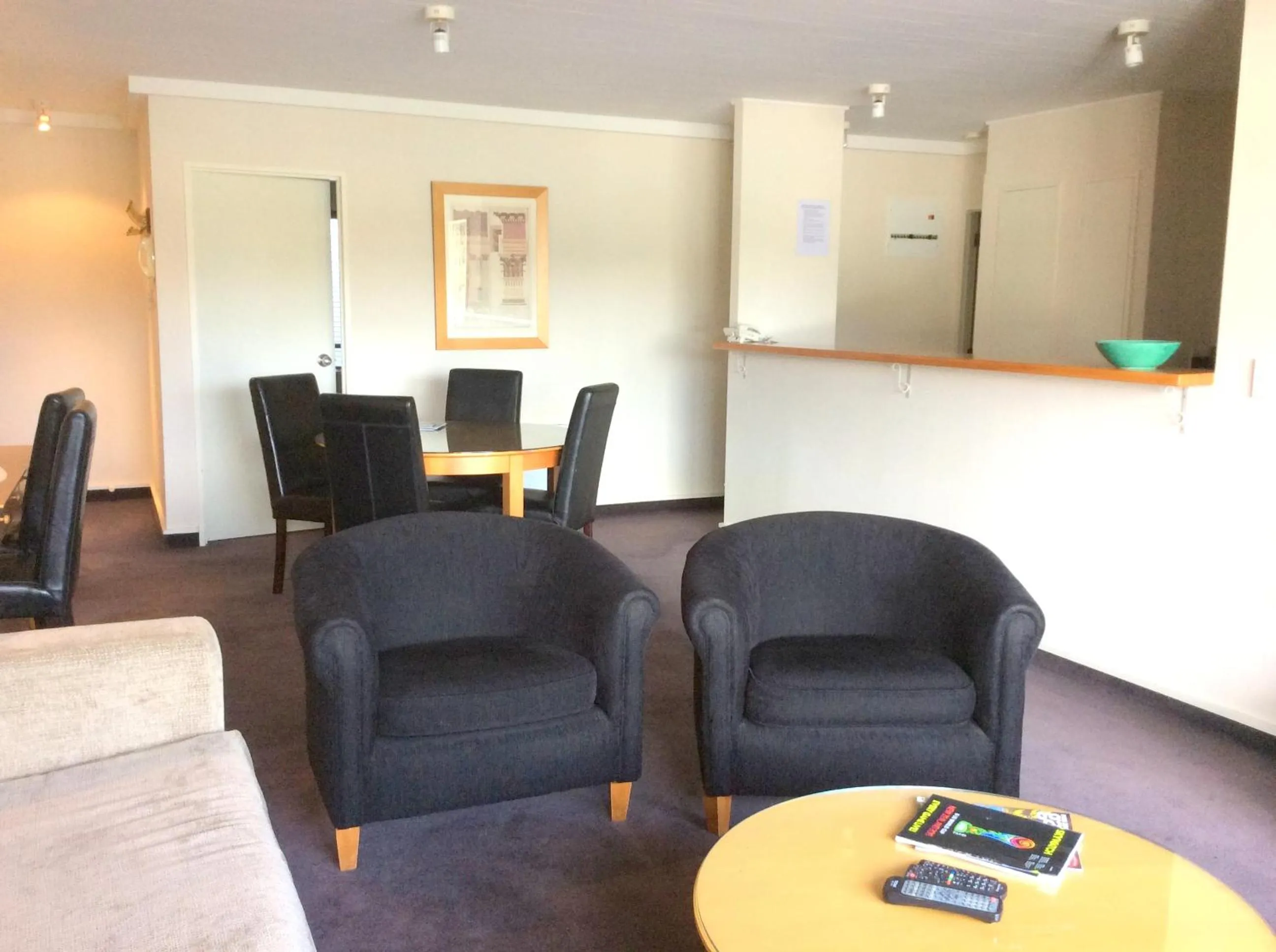 Living room in The Lofts Apartments