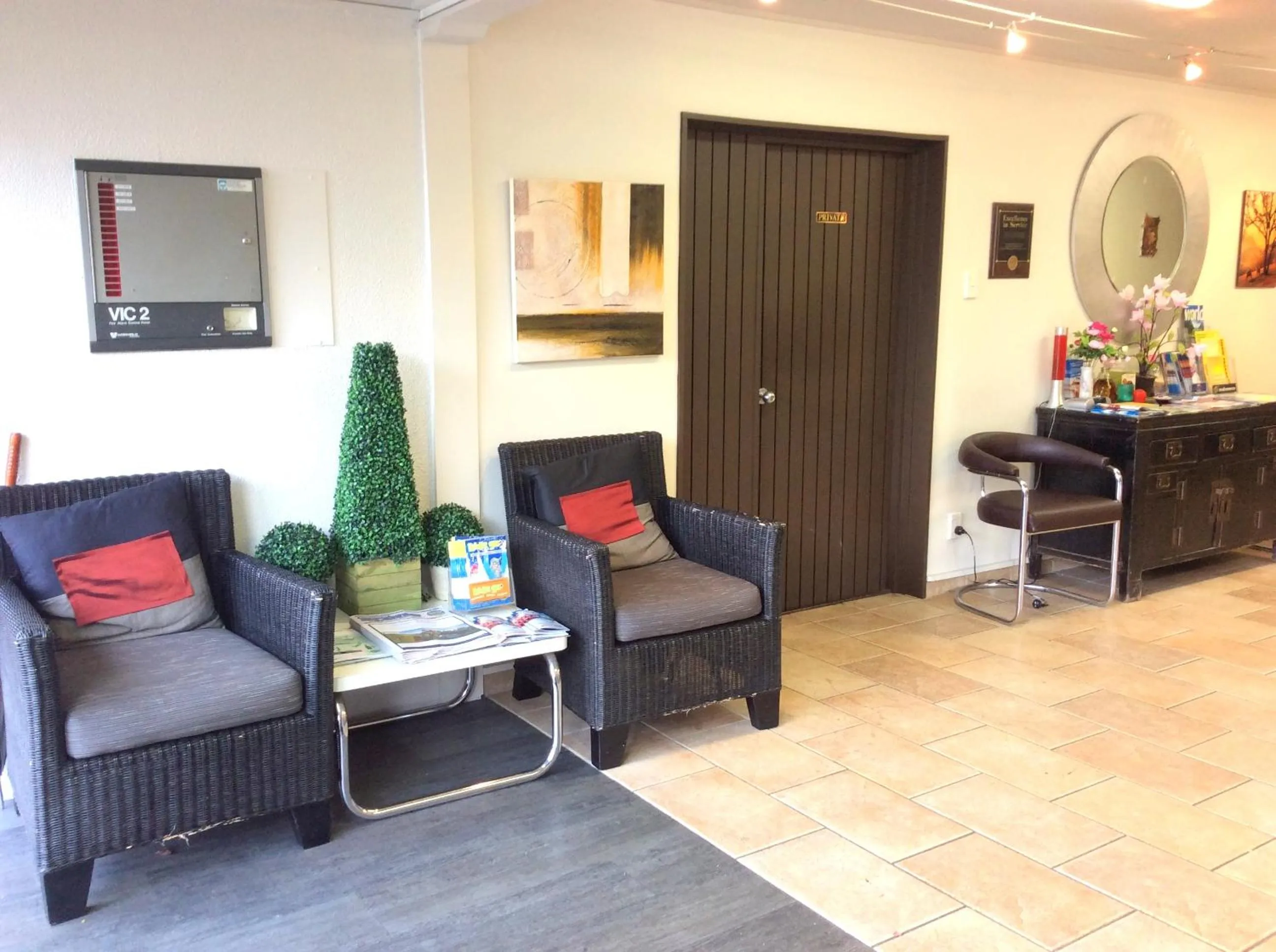 Lobby or reception in The Lofts Apartments