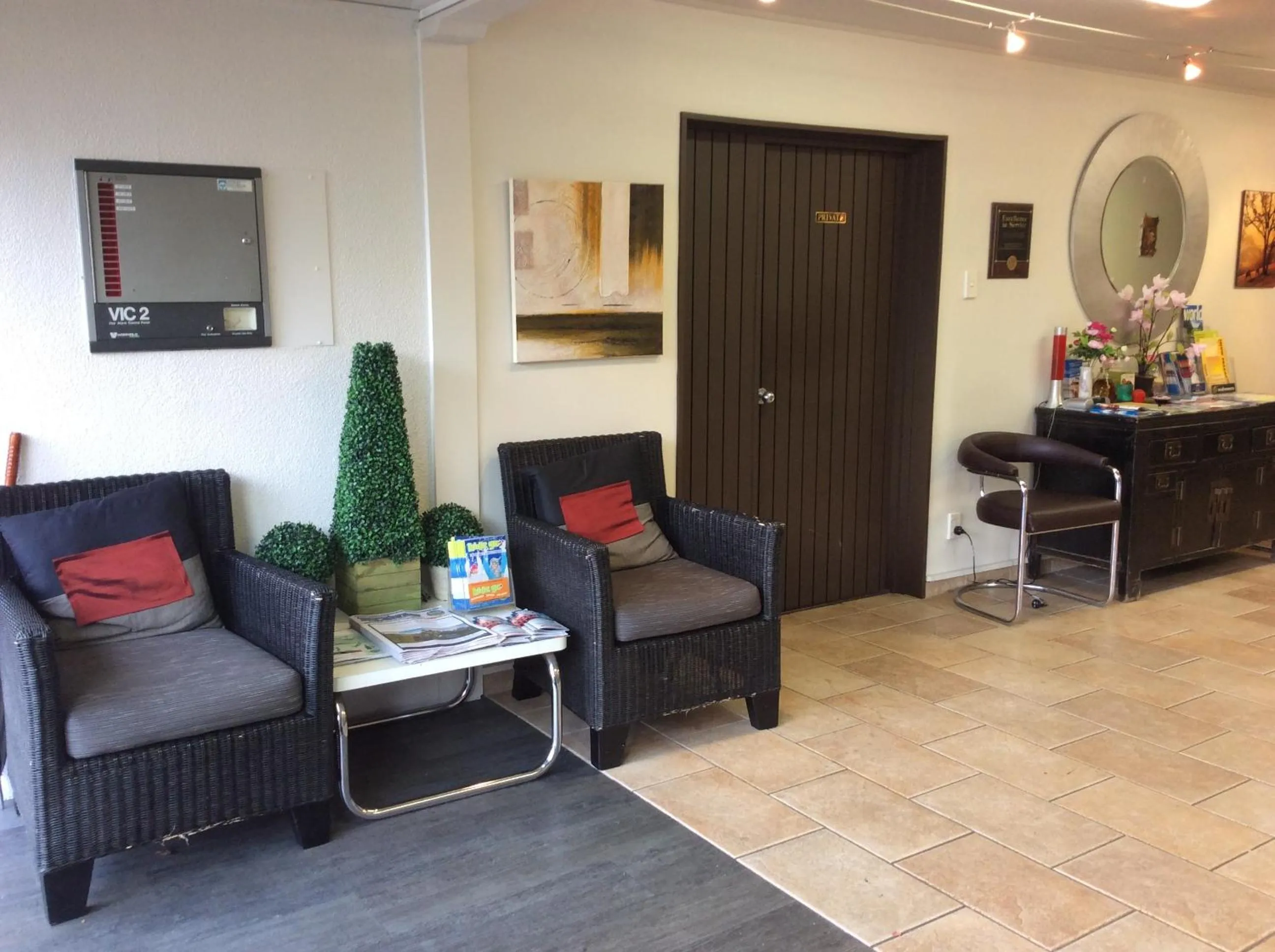 Lobby or reception in The Lofts Apartments