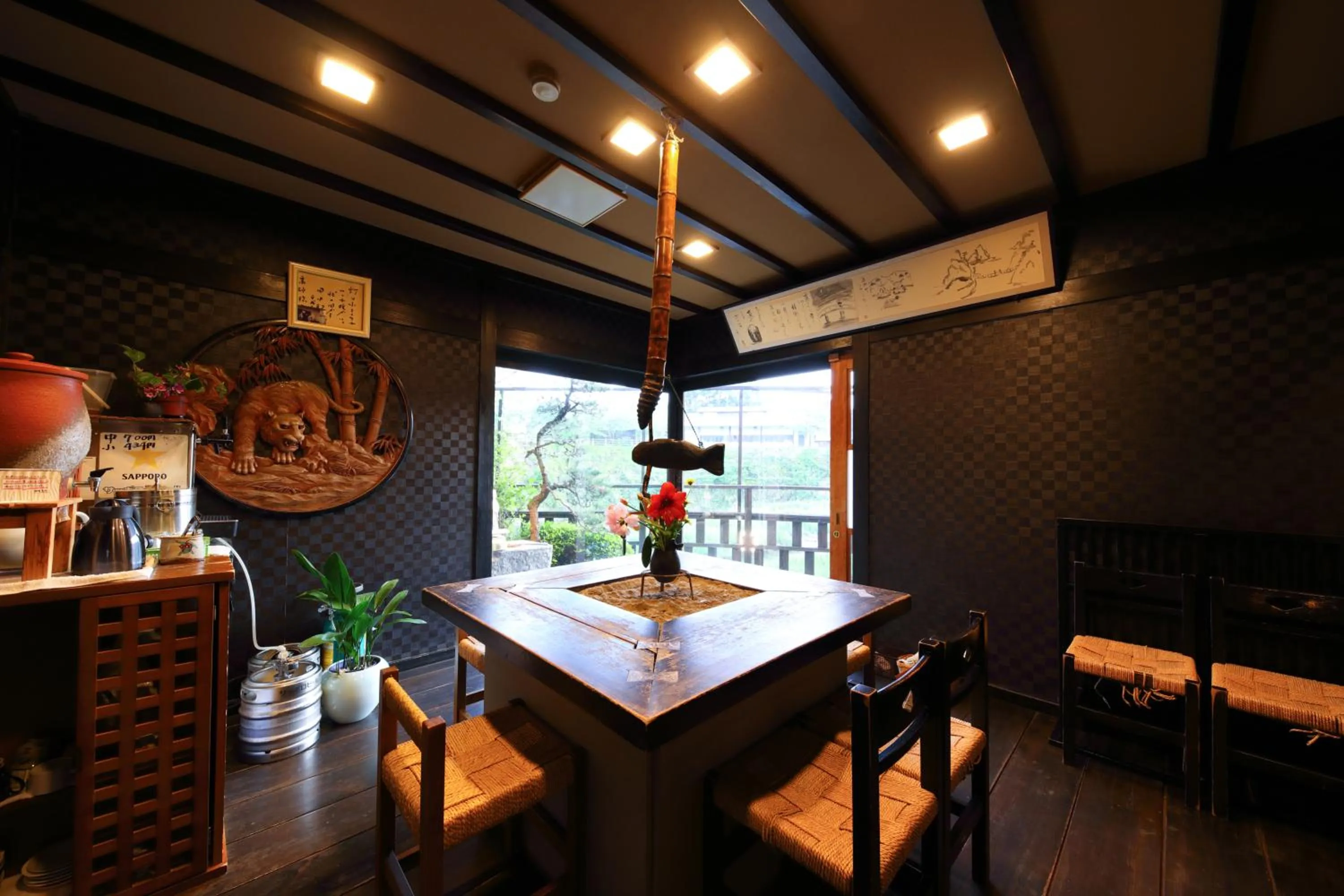 Communal lounge/ TV room in Onyado Takasago