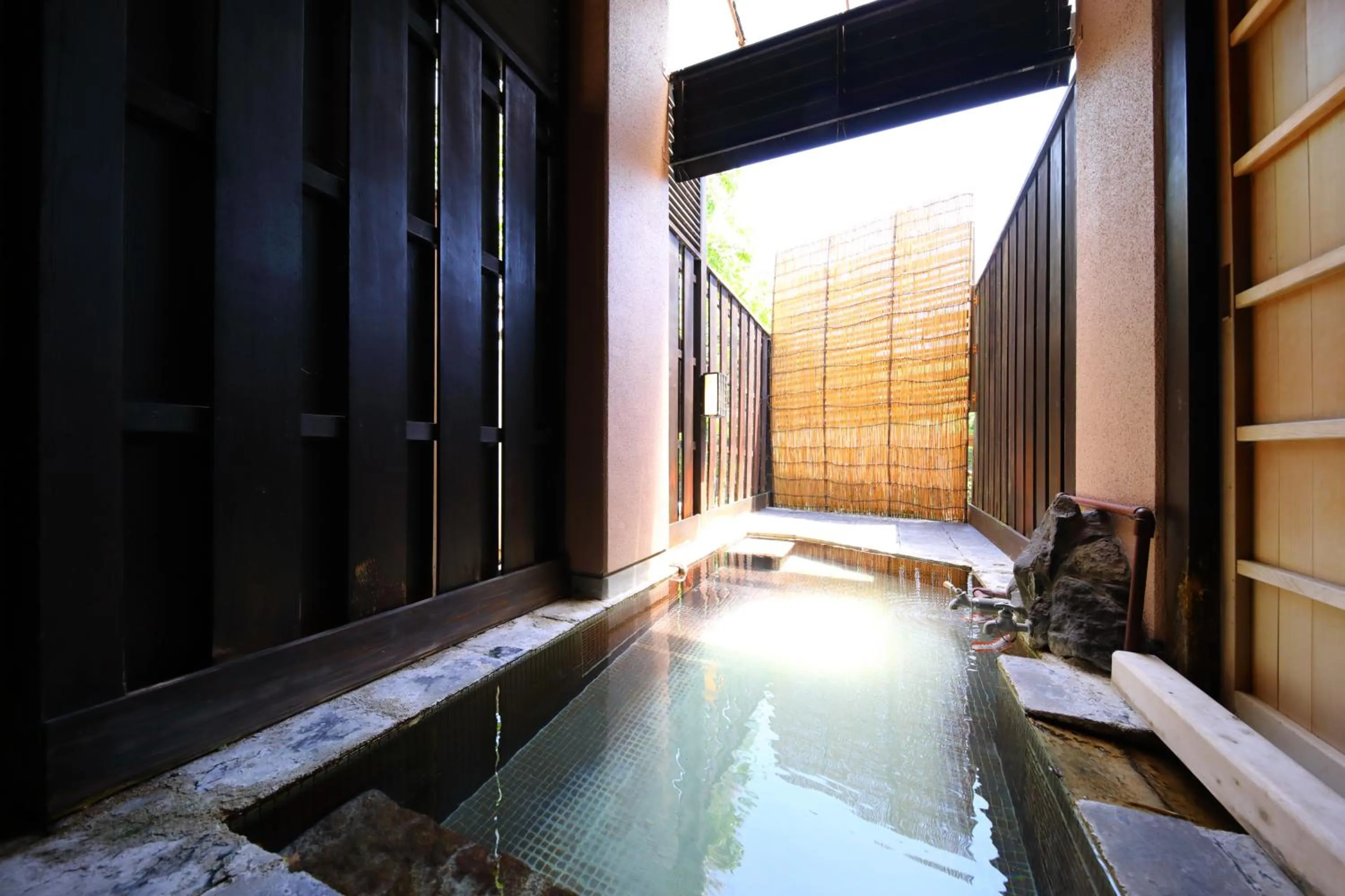 Open Air Bath in Onyado Takasago