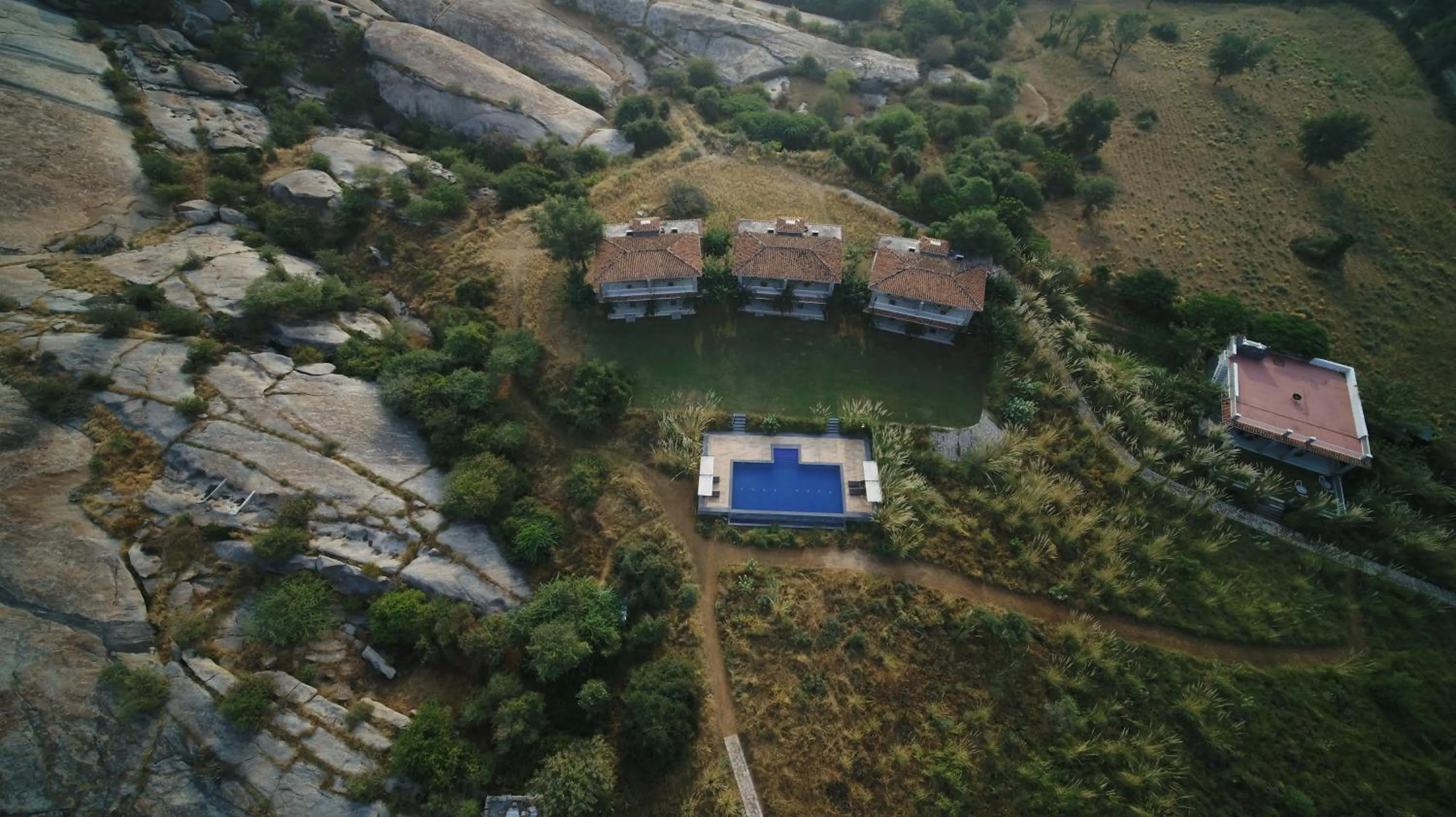 Bird's eye view in Amritara Jawai Resort
