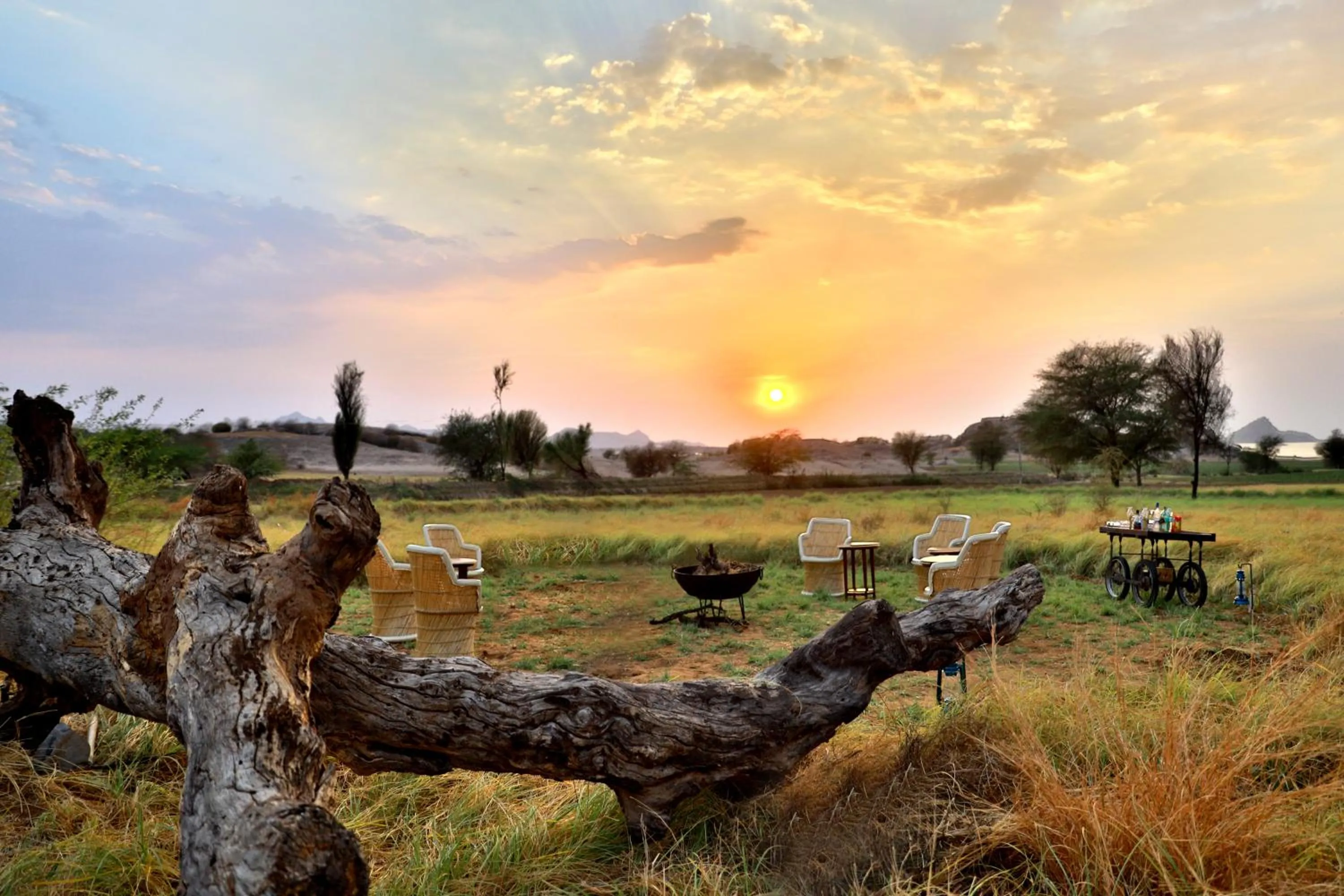 Lake view in Amritara Jawai Resort