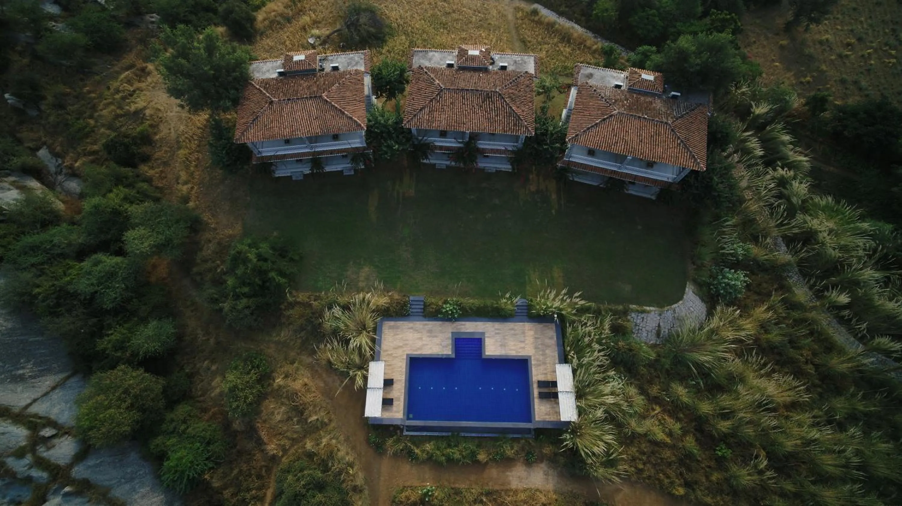 Bird's eye view in Amritara Jawai Resort