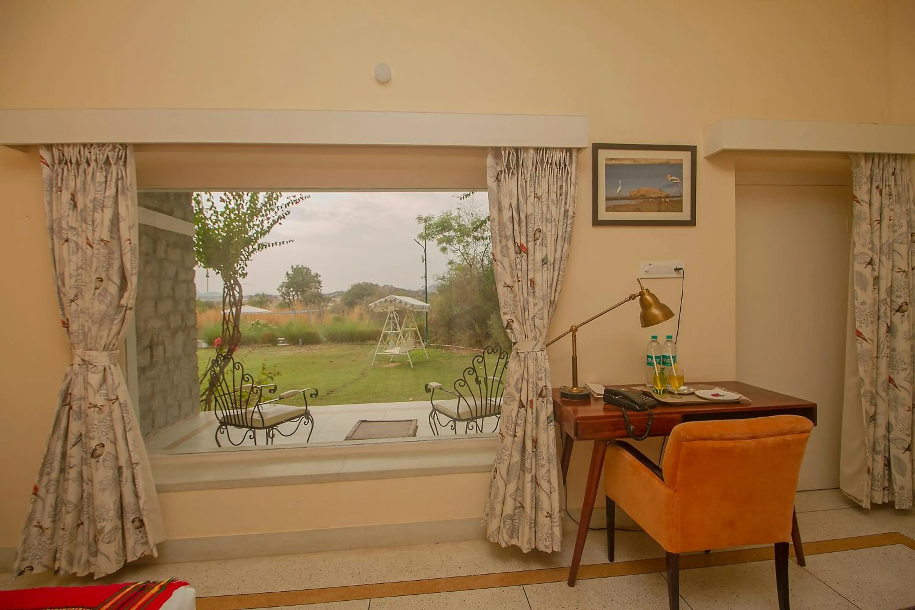 Seating area in Amritara Jawai Resort