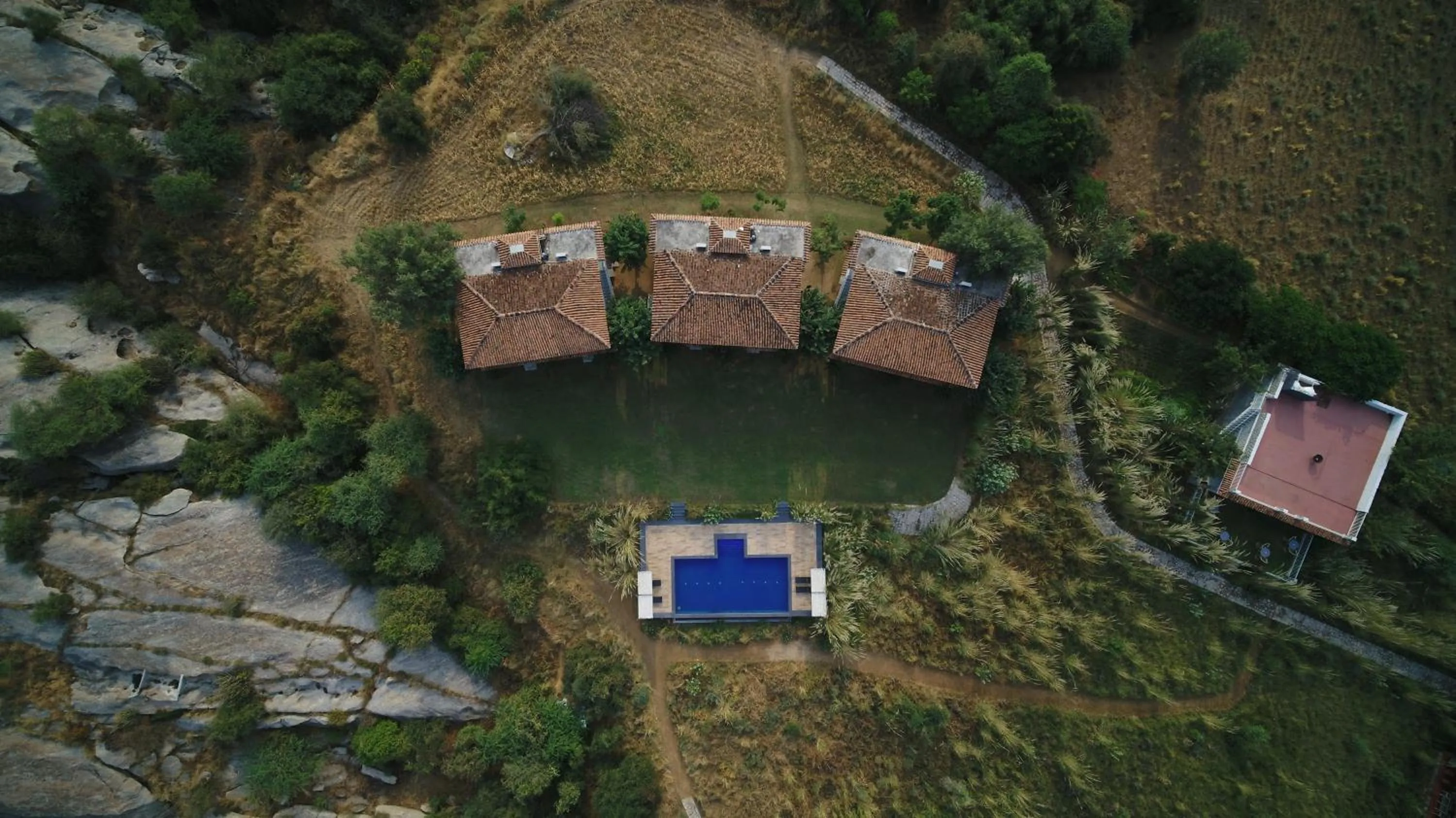 Bird's eye view in Amritara Jawai Resort