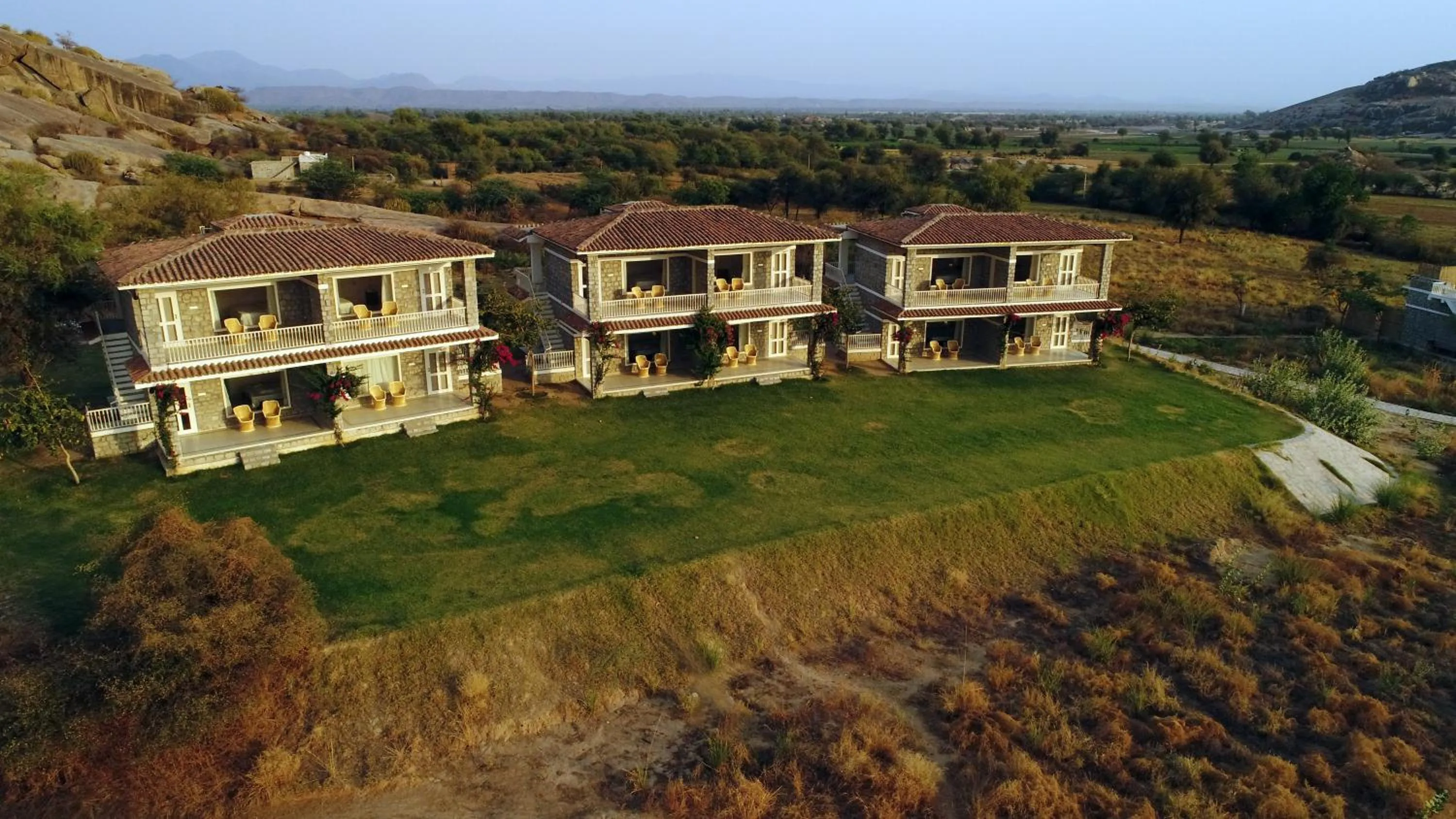 Property building in Amritara Jawai Resort