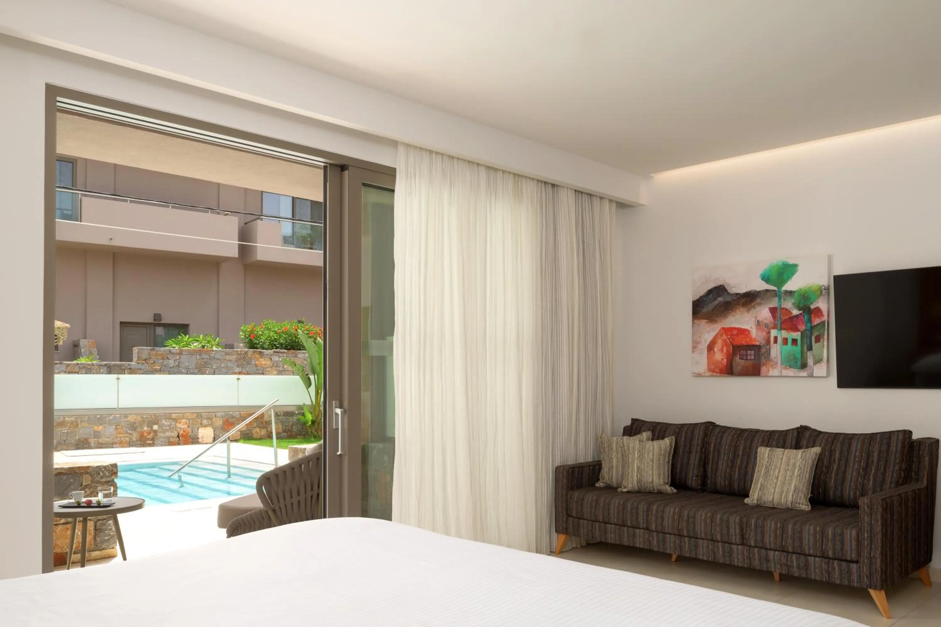 Photo of the whole room, Bed in High Beach White - Adults Only