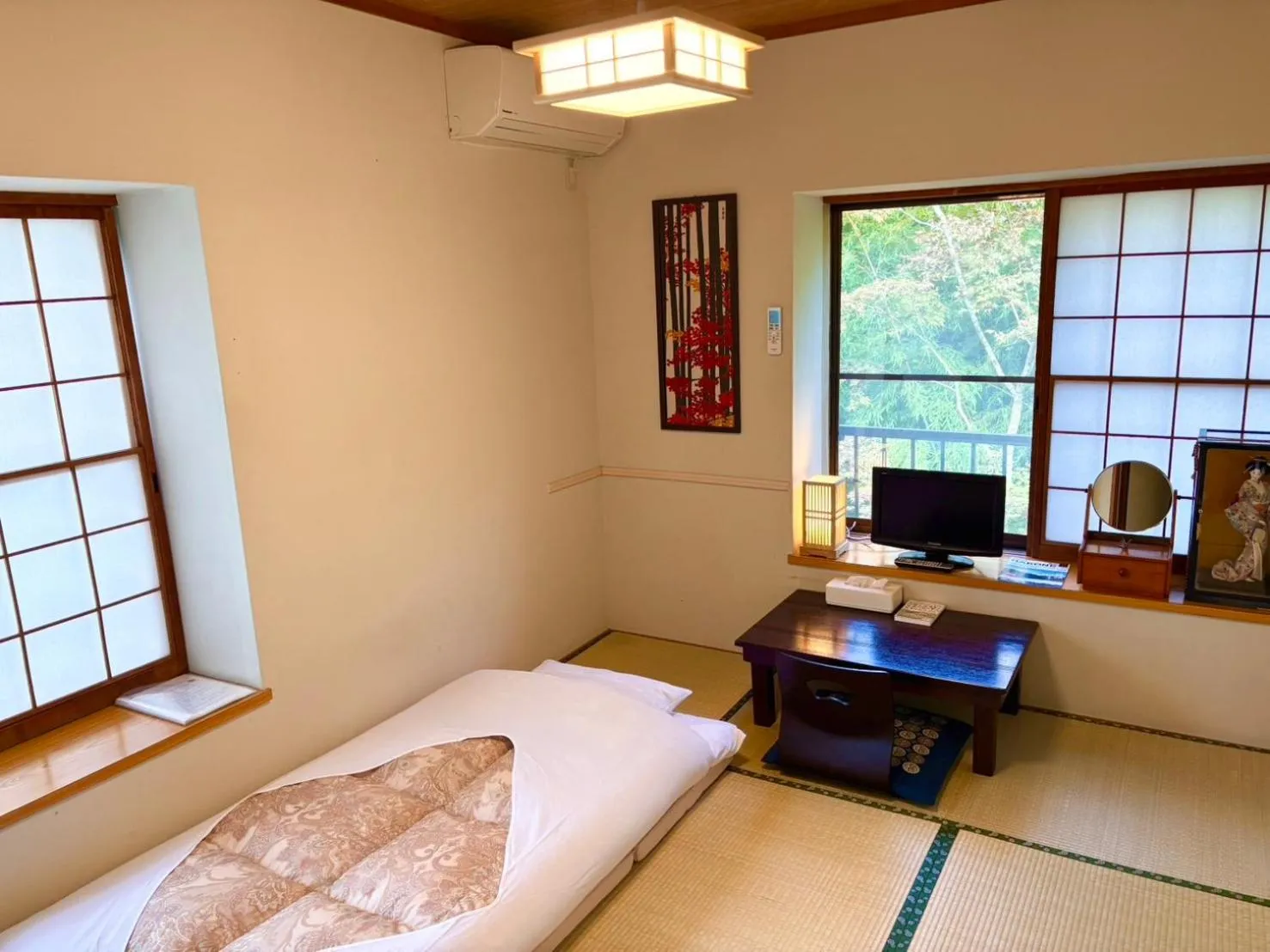 TV and multimedia, Bed in Fuji-Hakone Guest House