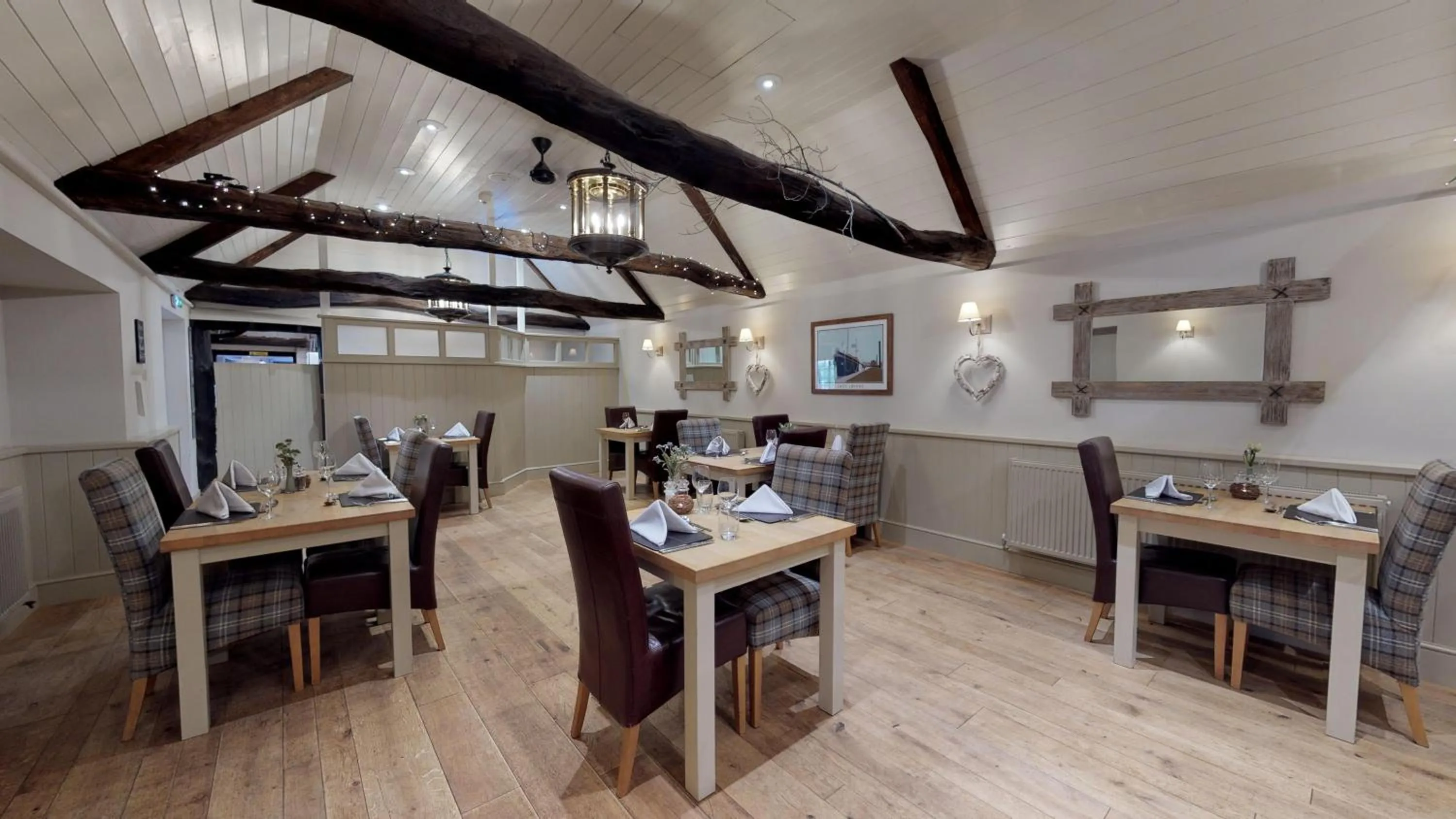 Dining area in Caley Hall