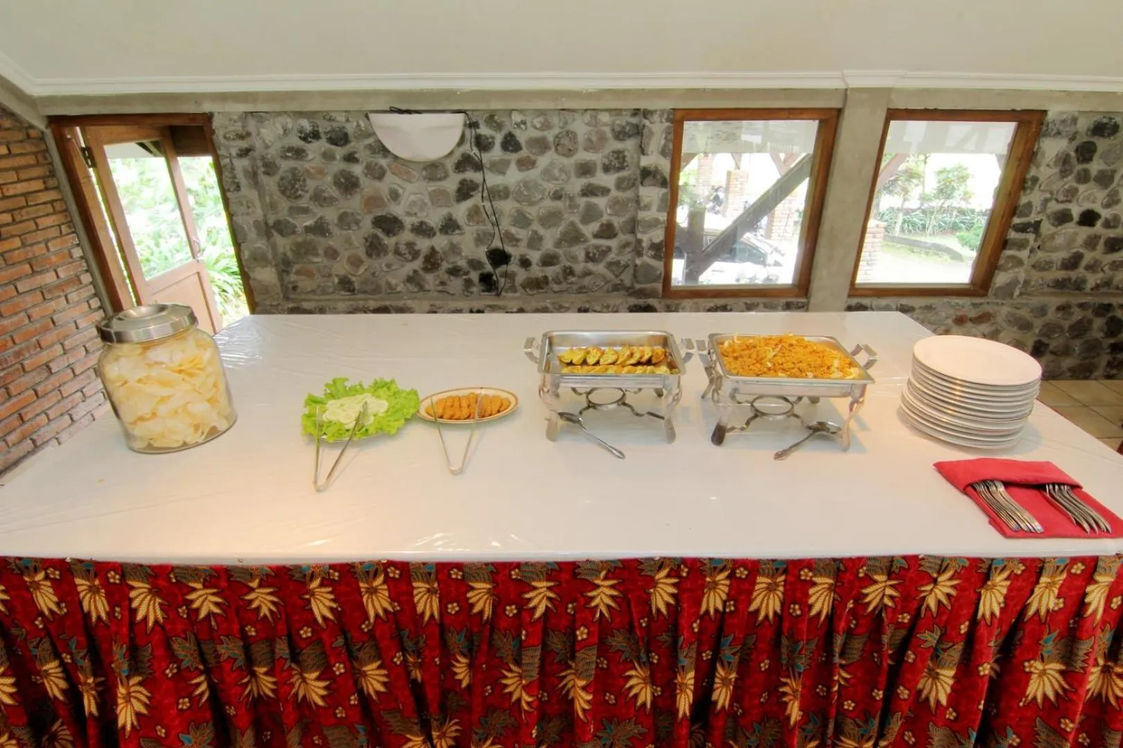 Breakfast in Disaster Oasis