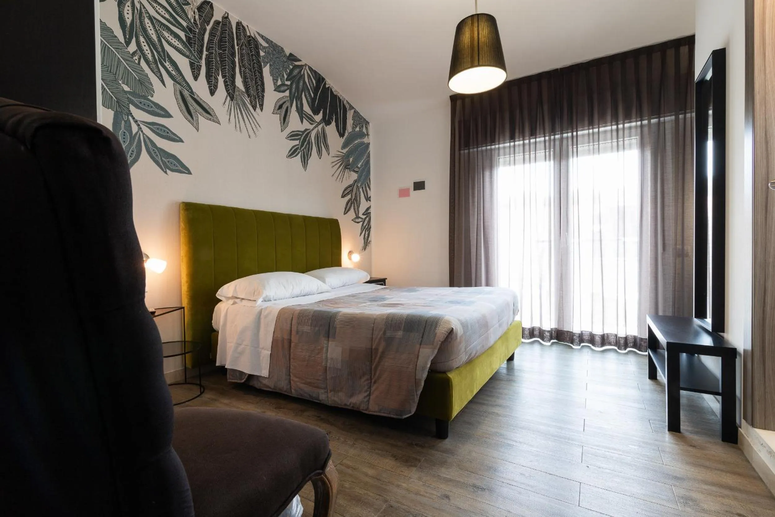 Bedroom, Bed in Villa Liliana