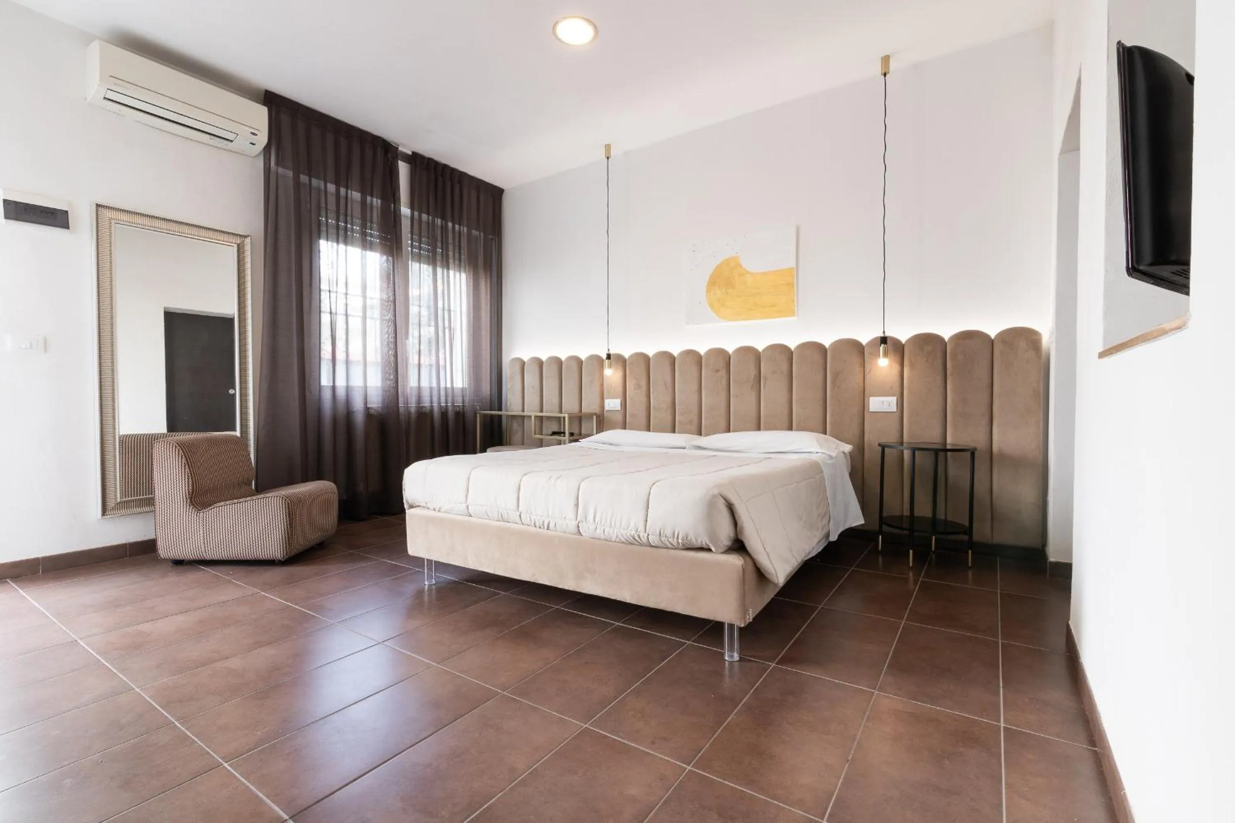 Bedroom, Bed in Villa Liliana