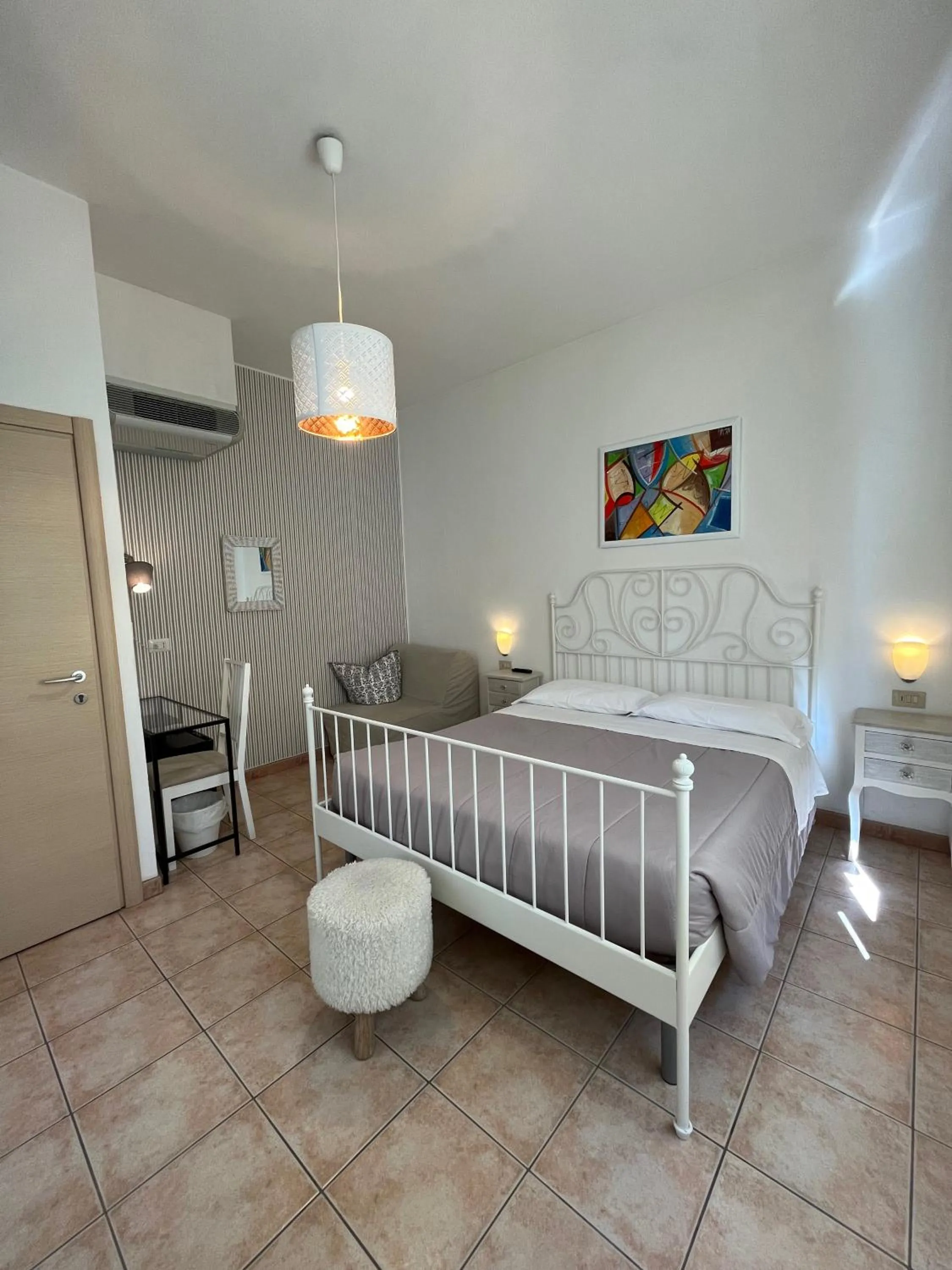 Bedroom, Bed in Villa Liliana