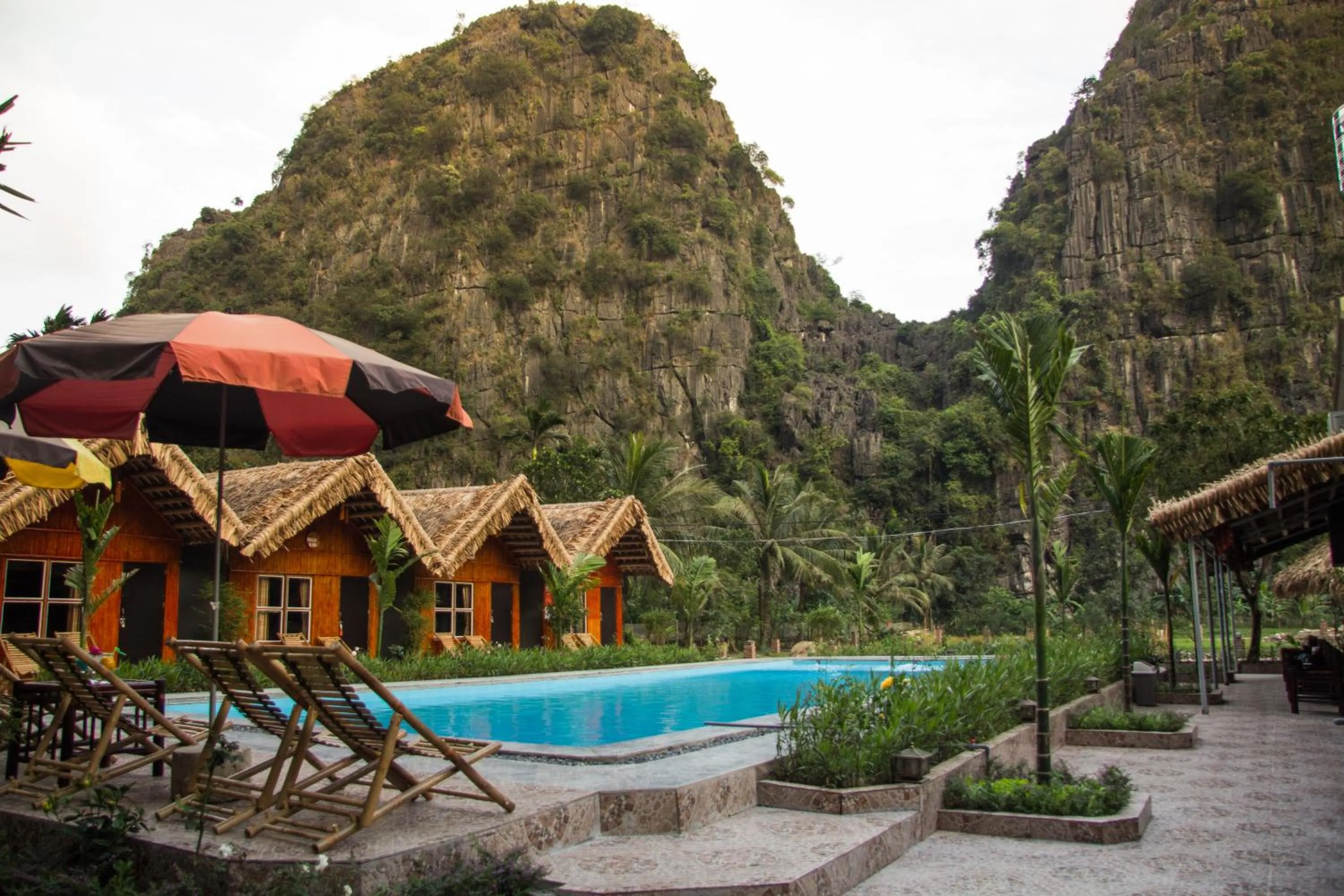 Garden in Tam Coc Valley Bung