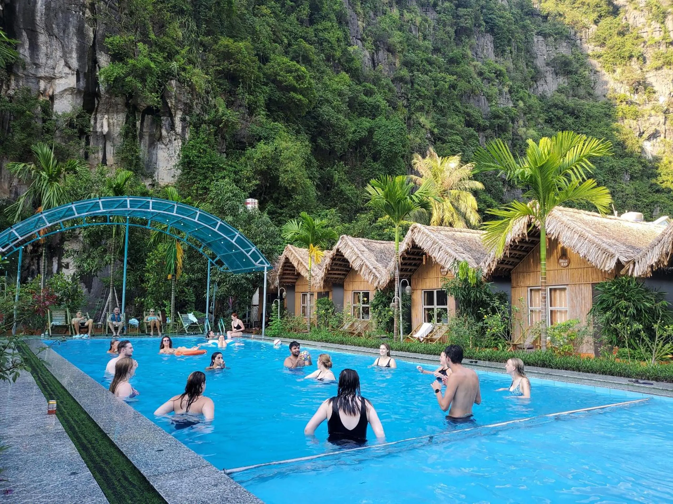 Natural landscape in Tam Coc Valley Bung
