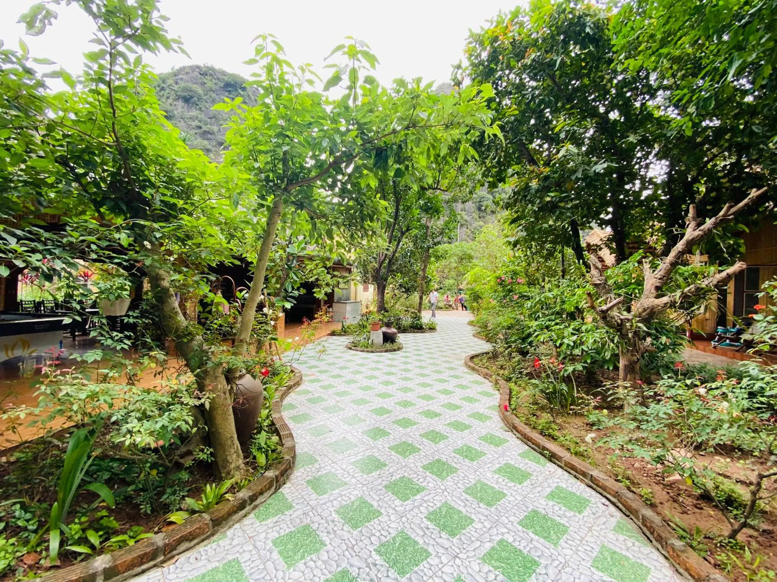 Garden in Tam Coc Valley Bung