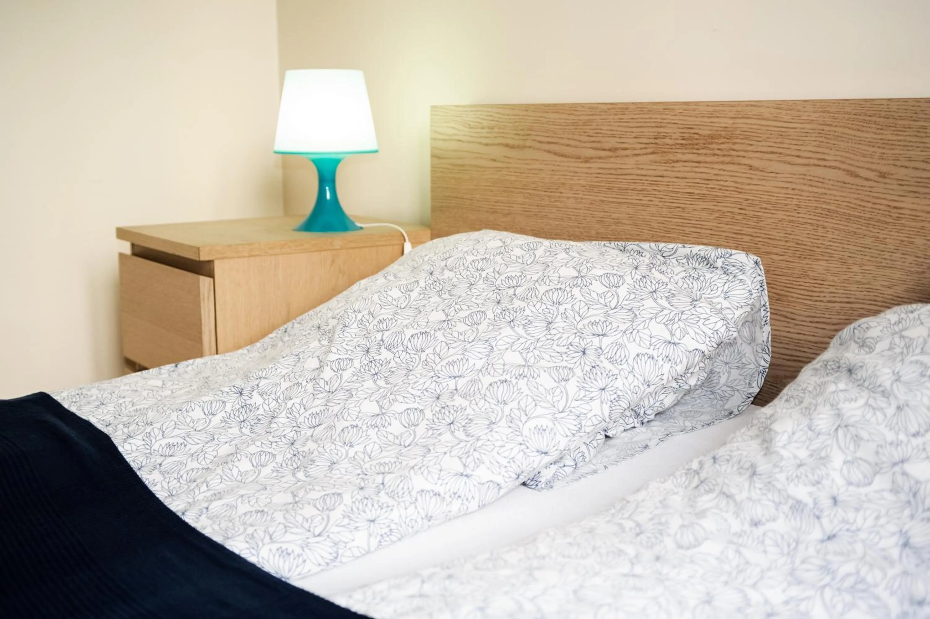 Bedroom, Bed in Marszałkowska Apartment